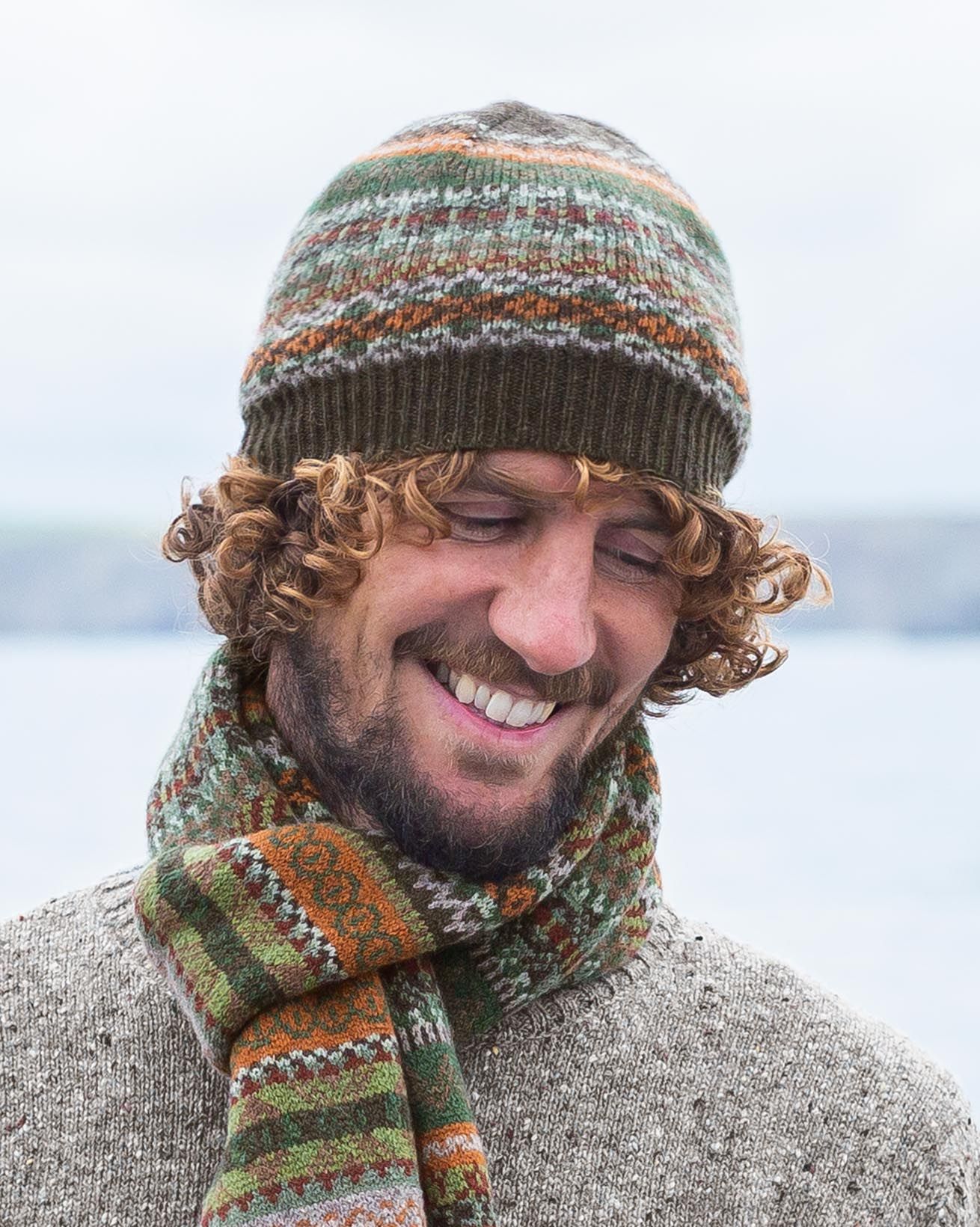 Men's woolen rib cap, Winter, Size: Free Size