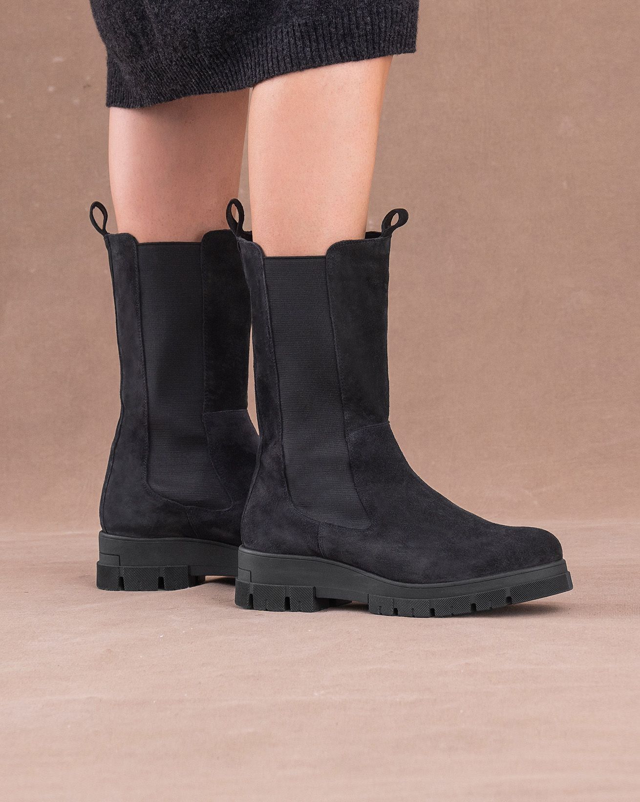 Chunky Tall Chelsea Boots