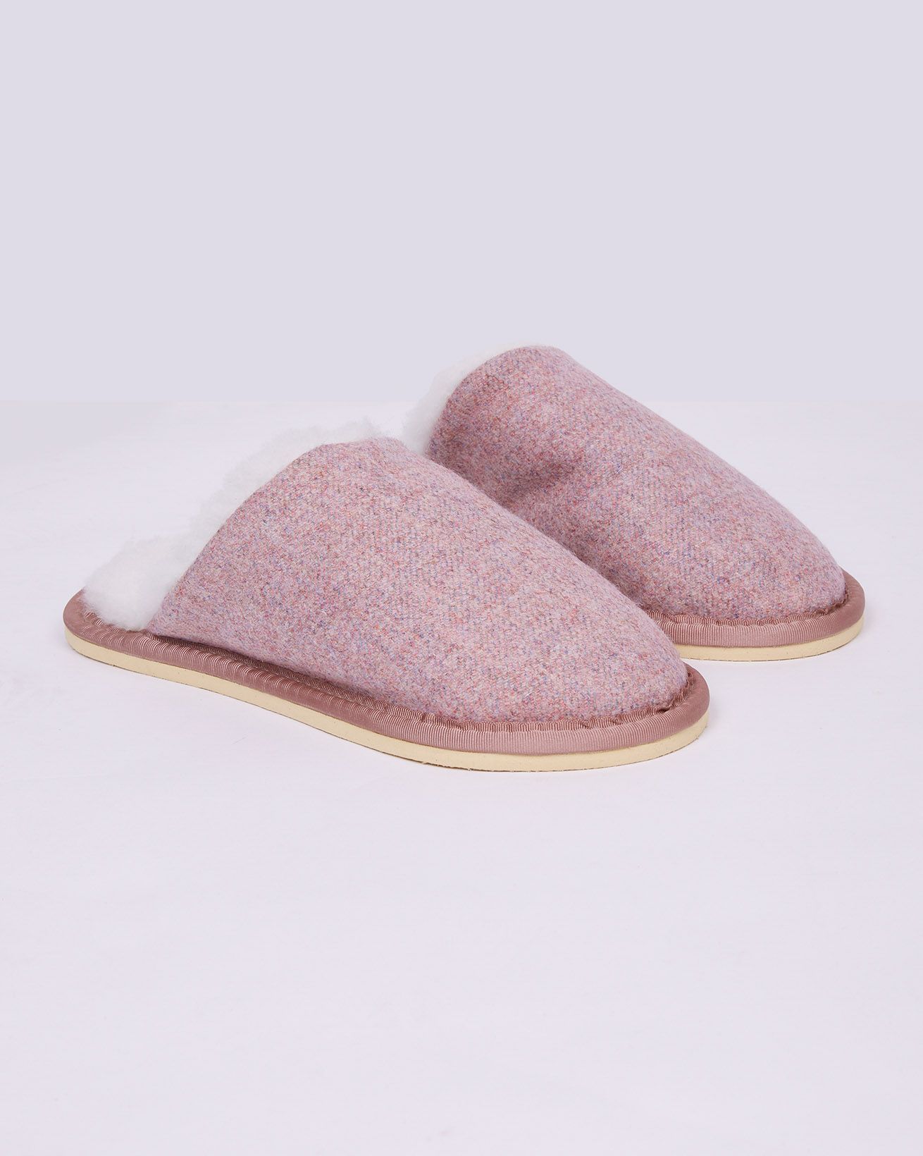 Dusky pink online slippers