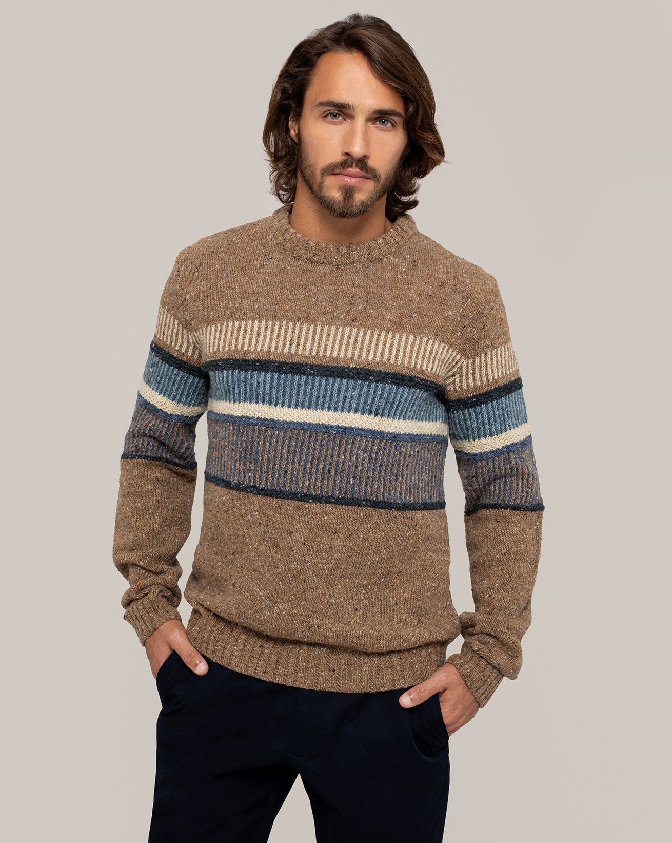 Men's Statement Donegal Sweater