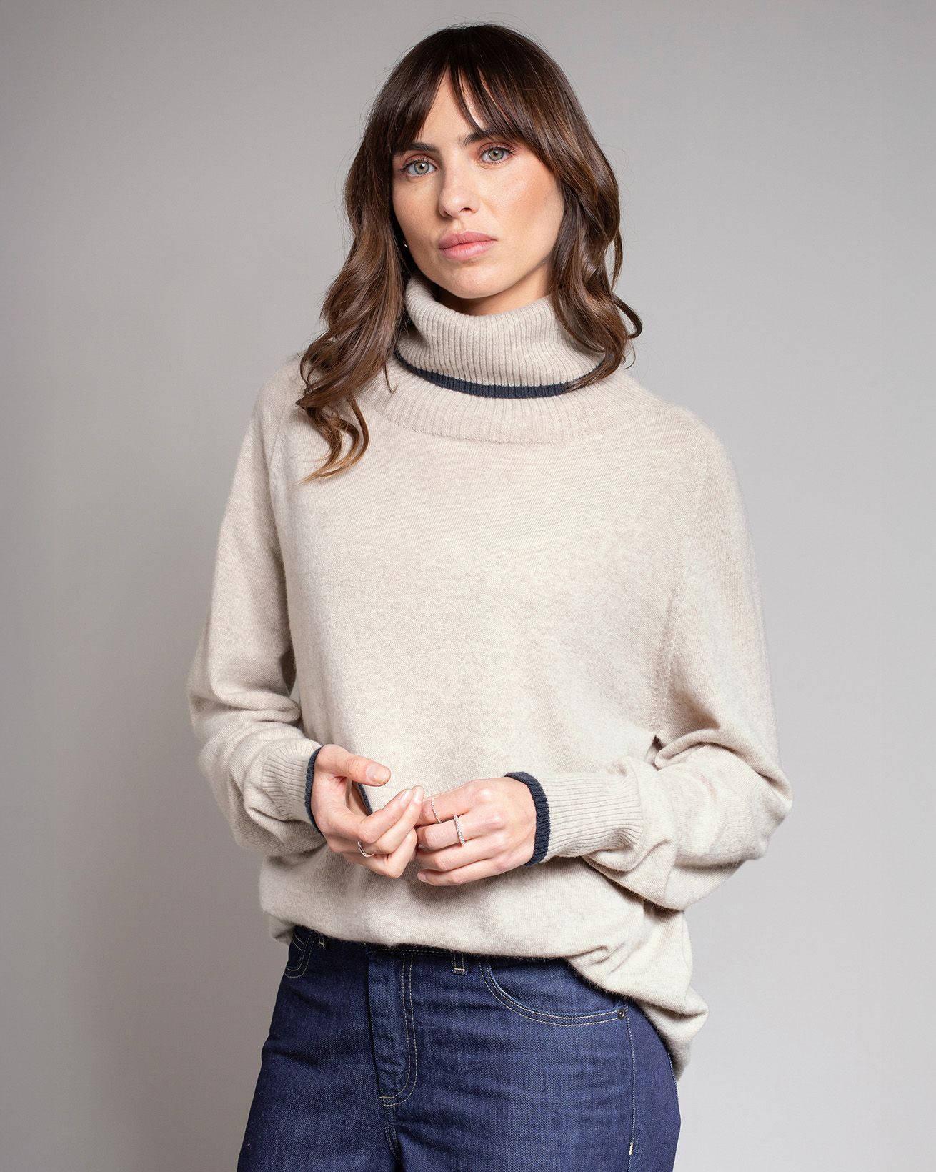 Supersoft Slouch Turtleneck Sweater