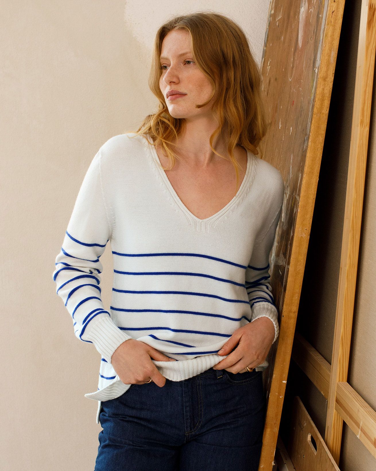 Merino V Neck Sweater