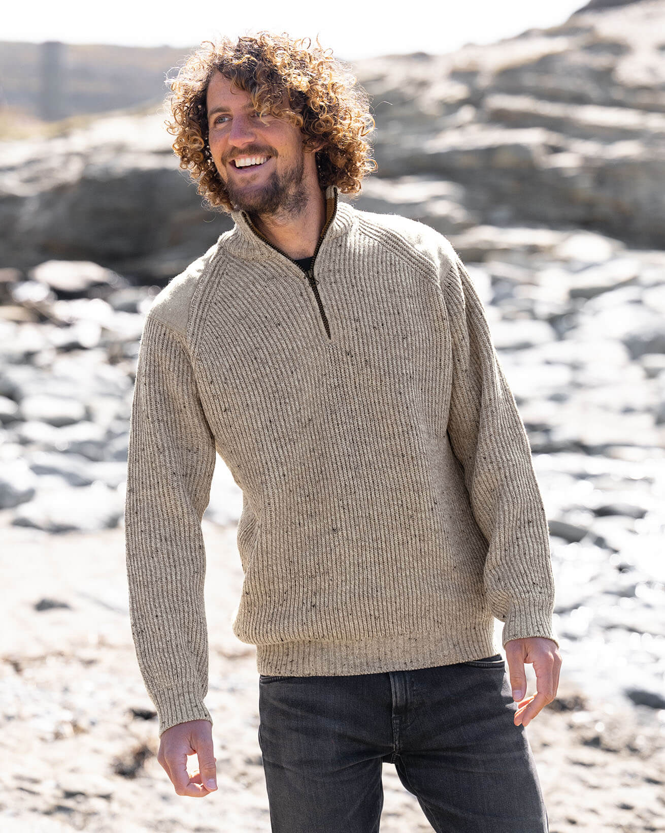 Button-Front Knitted Shirt - Our Second Nature