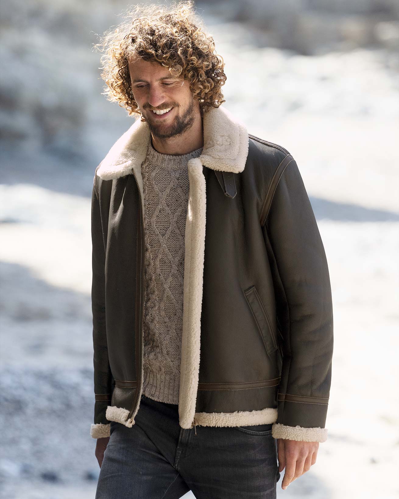 Shearling Down Blouson - Men - Ready-to-Wear