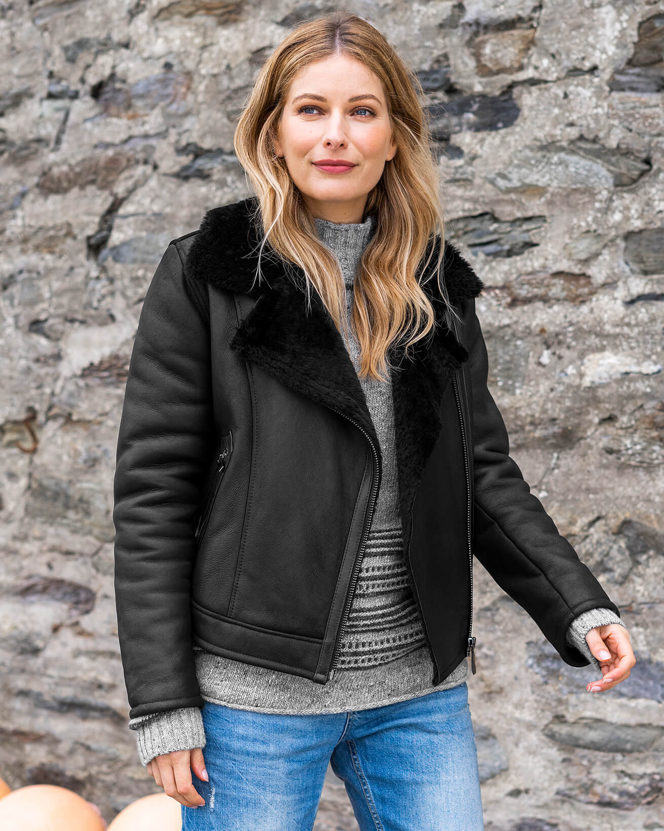 New Womens Soft Lambskin Genuine Black Leather Long Jacket 