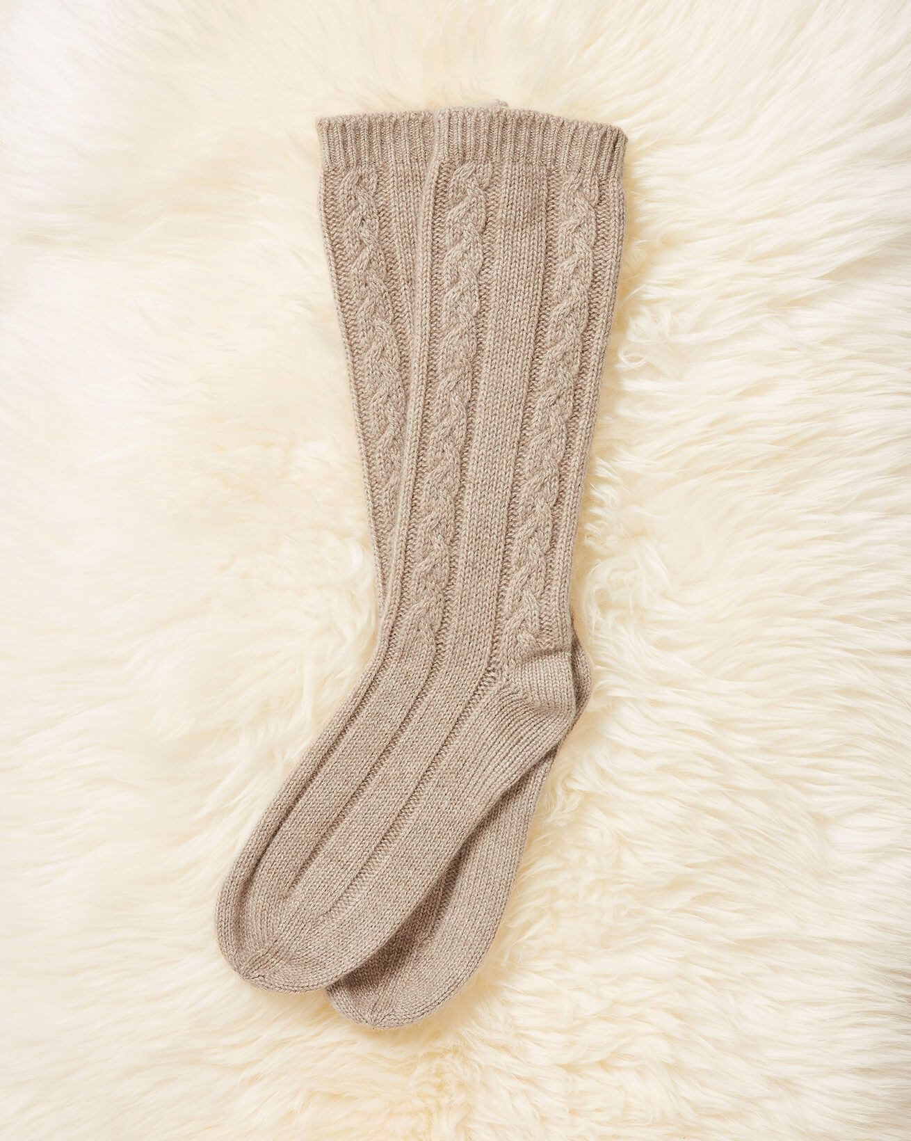 Womens Cashmere Merino Bed Socks