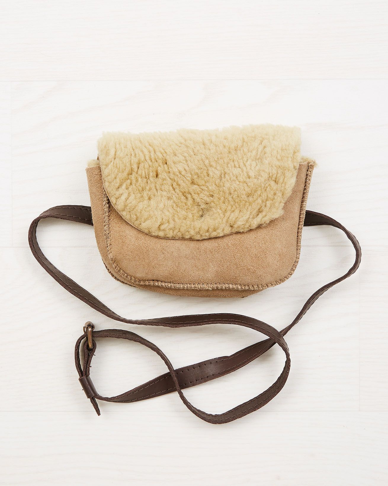 Small Sheepsin Belt Bag / Teddy / One Size
