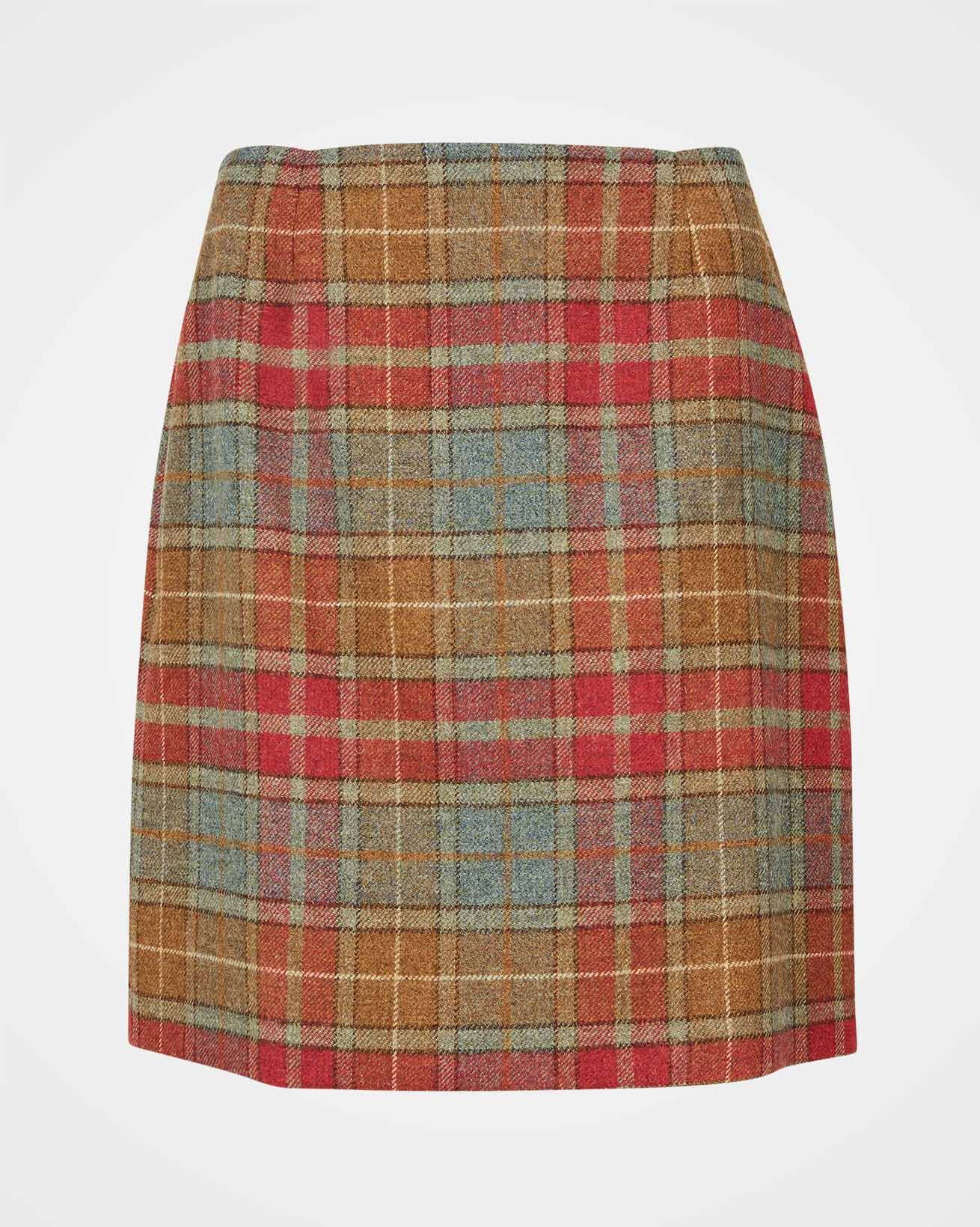 Celt Wool Skirt / Autumn Tartan / 12