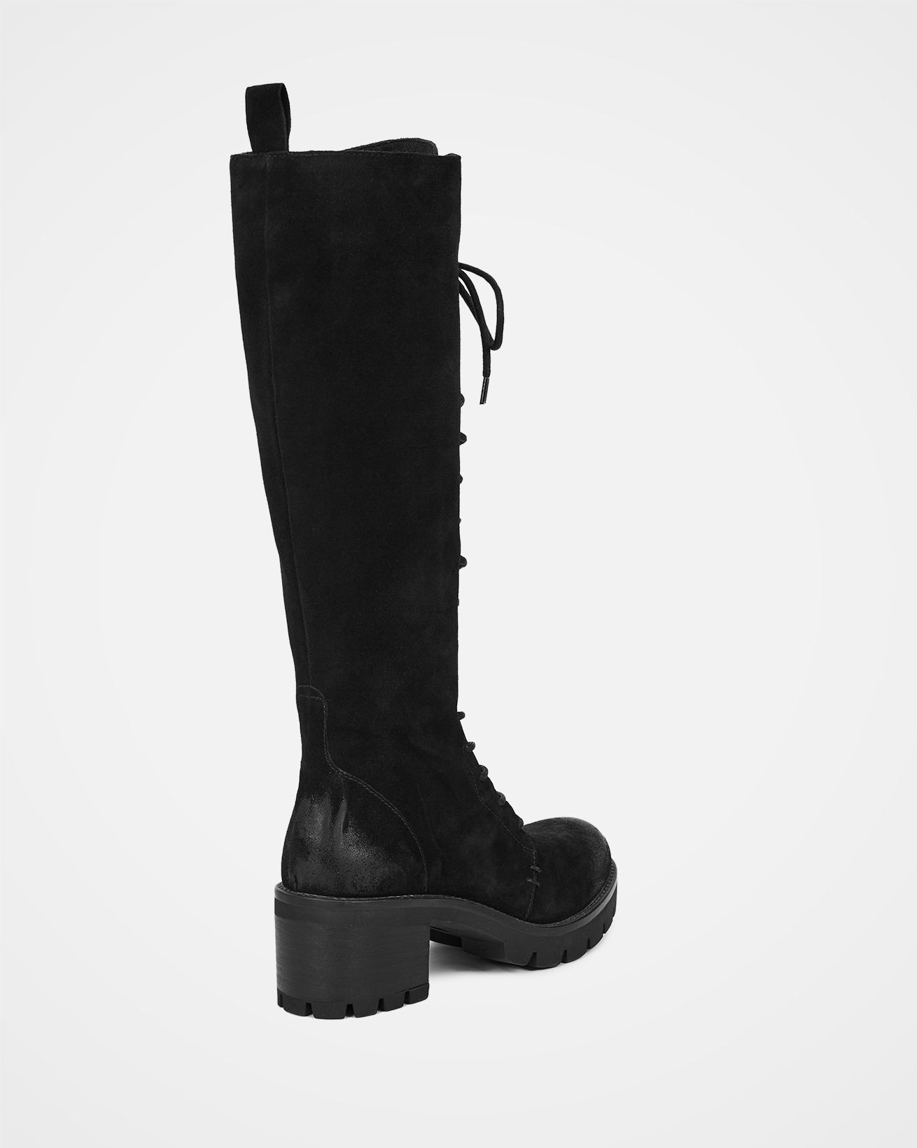 Lace Up Knee Boots