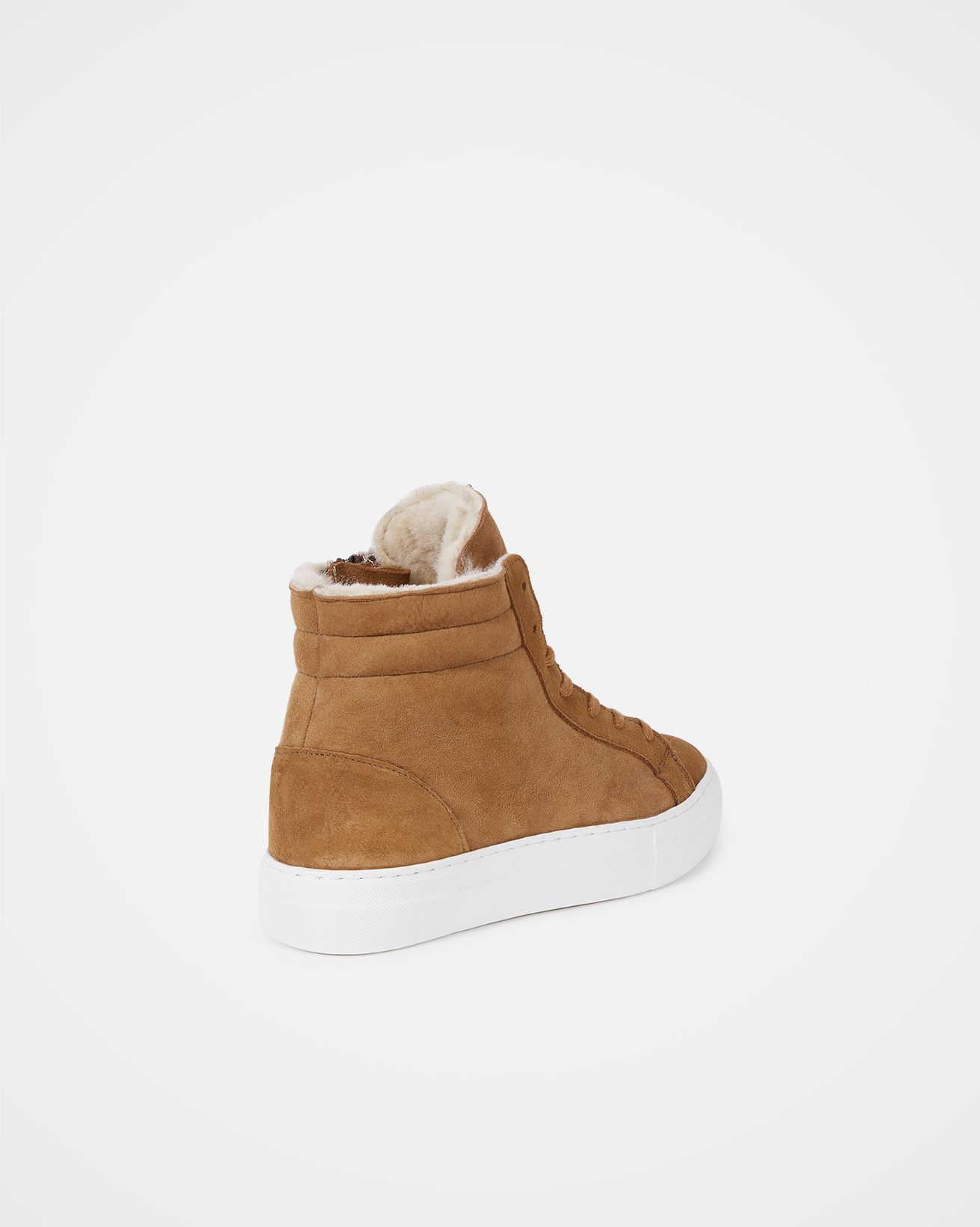 Sheepskin High Top Trainers