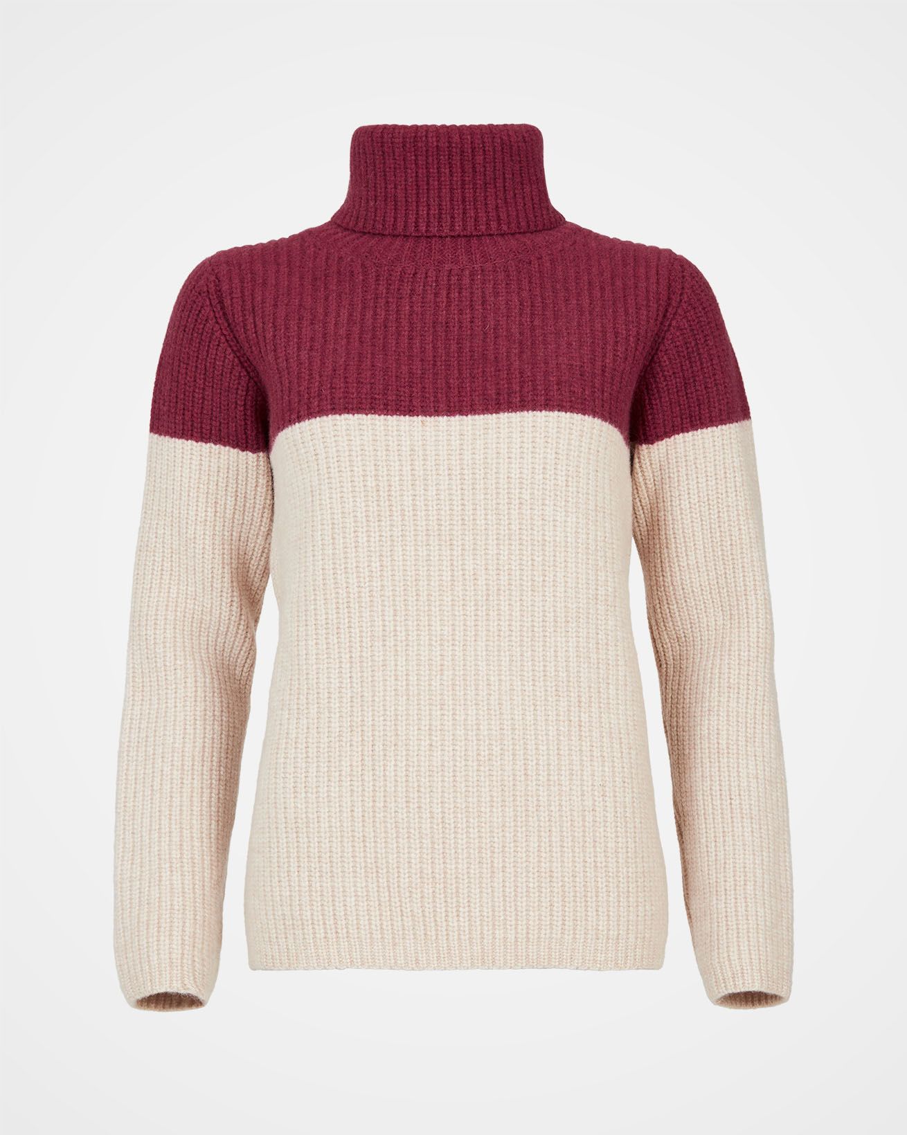 Colourblock Roll Neck / Anemone Colourblock / S