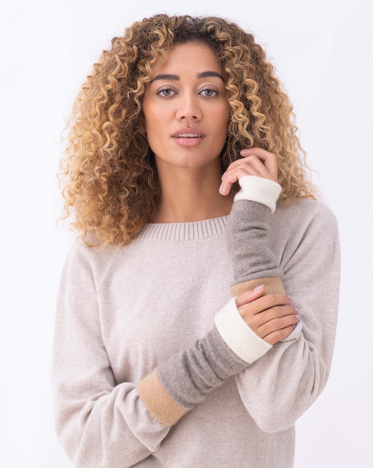 Recycled Cashmere Wristwarmers