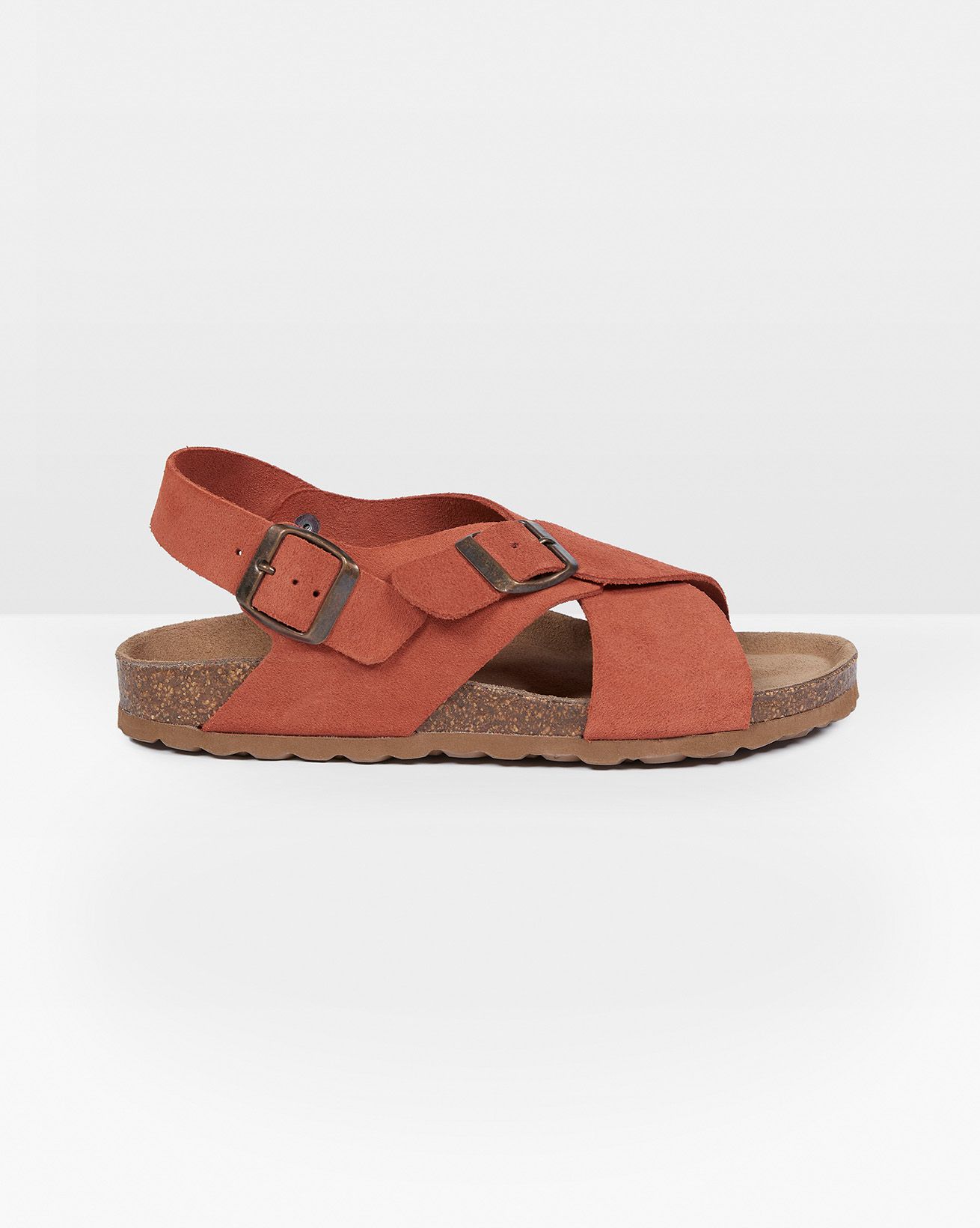 Crossover Buckle Sandals
