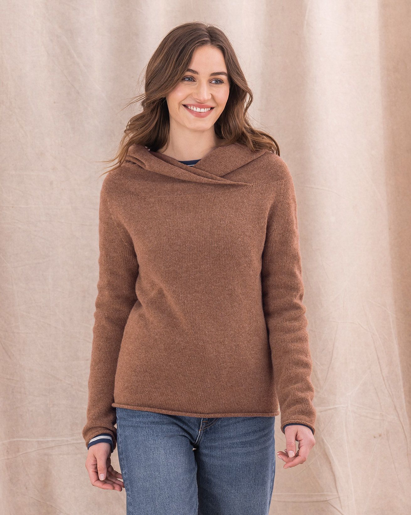 Supersoft Collared Slouch Sweater