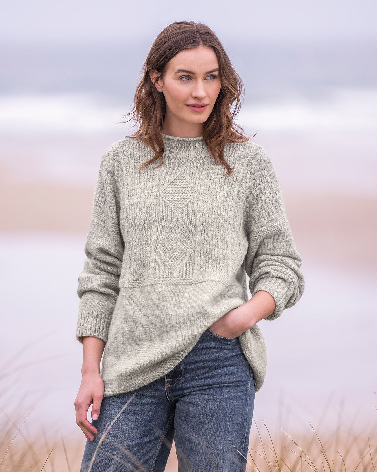 British Wool Gansey Sweater