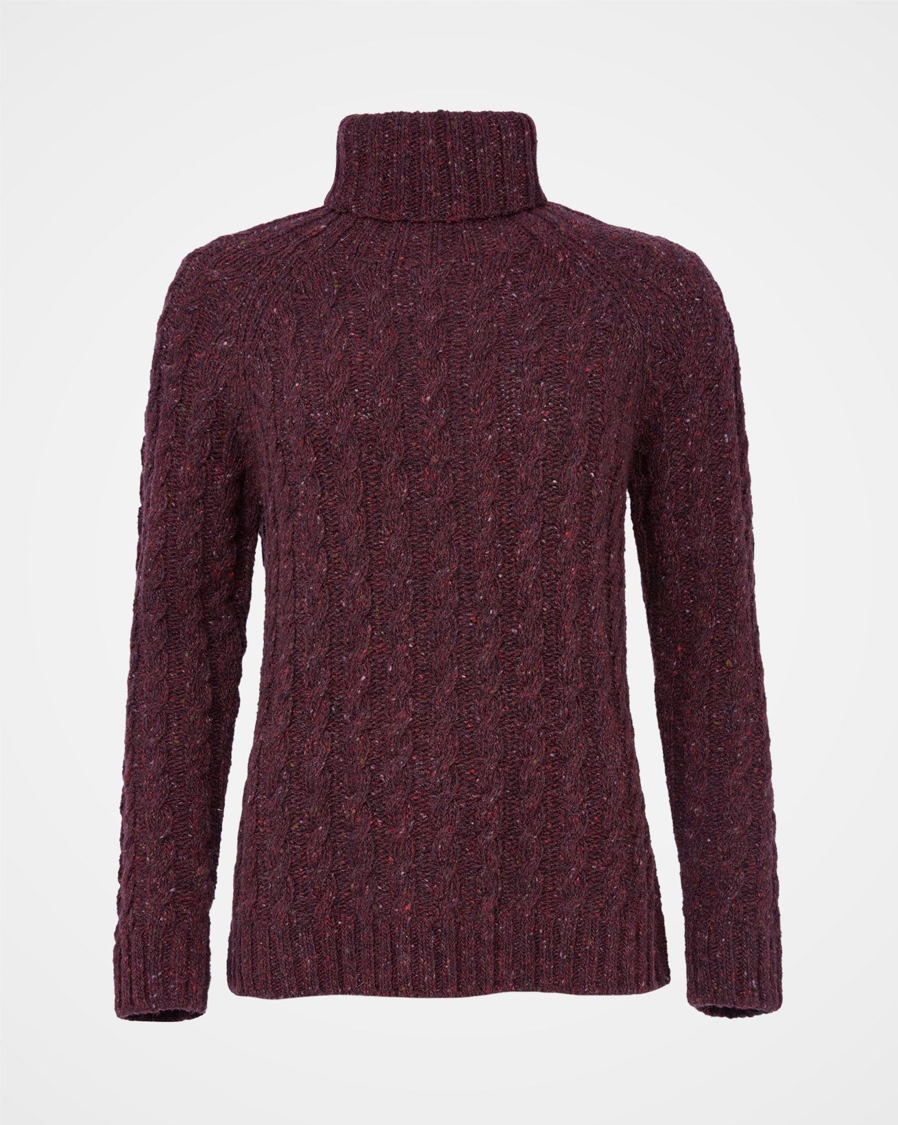 Donegal Cable Turtleneck