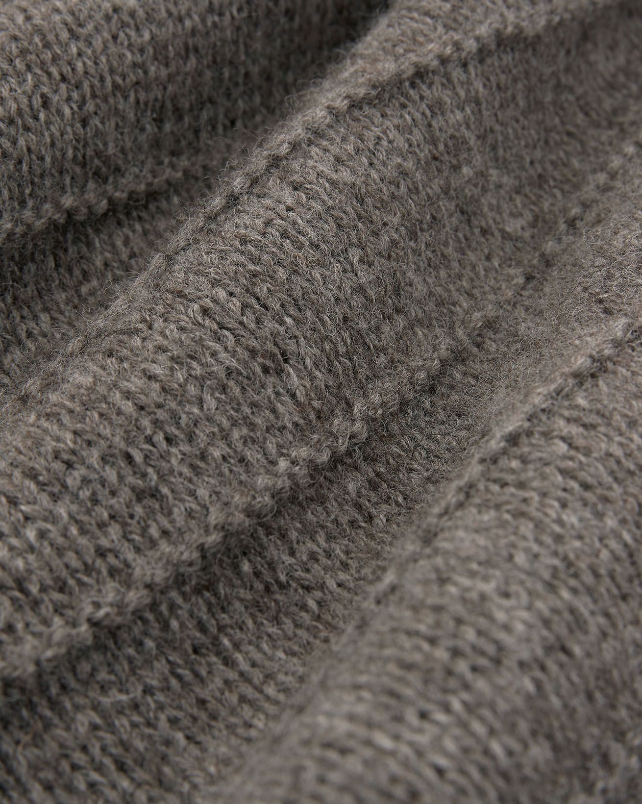 Purl Detail Turtleneck Sweater
