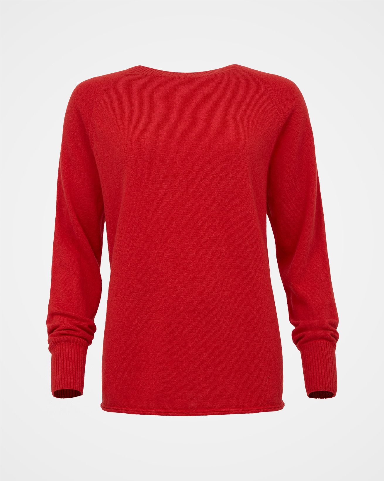 Geelong Slouch Crew Neck Jumper / Pillarbox Red/ L