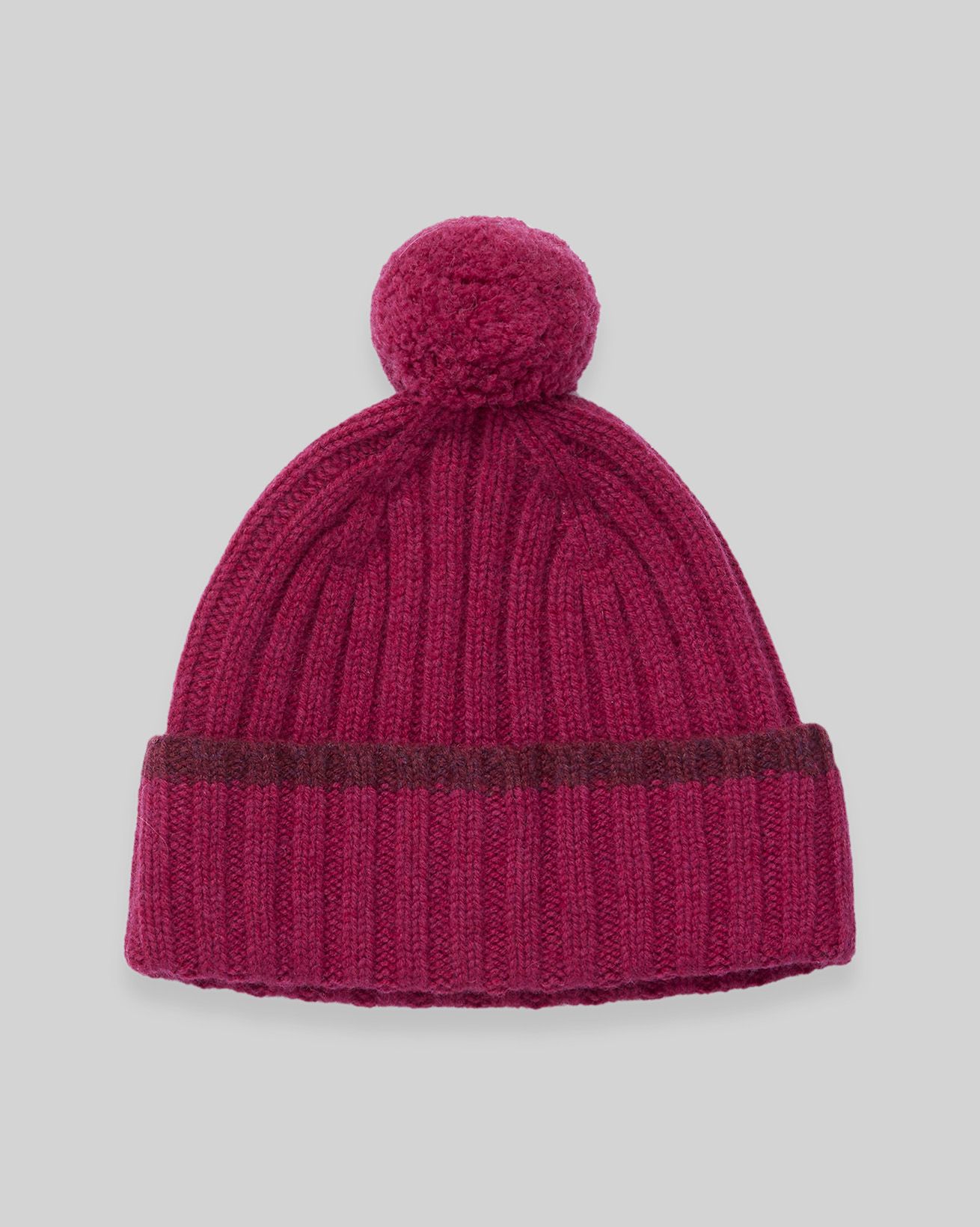 Lambswool Tipped Bobble Hat 