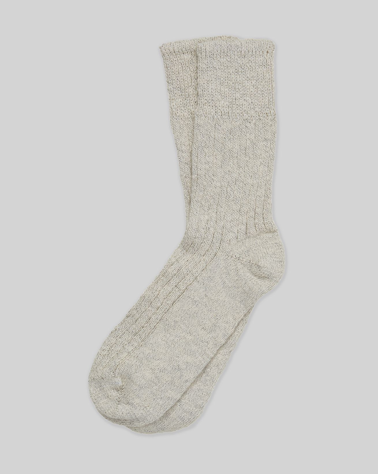 Women's Cotton Yarn Twist Rib Sock