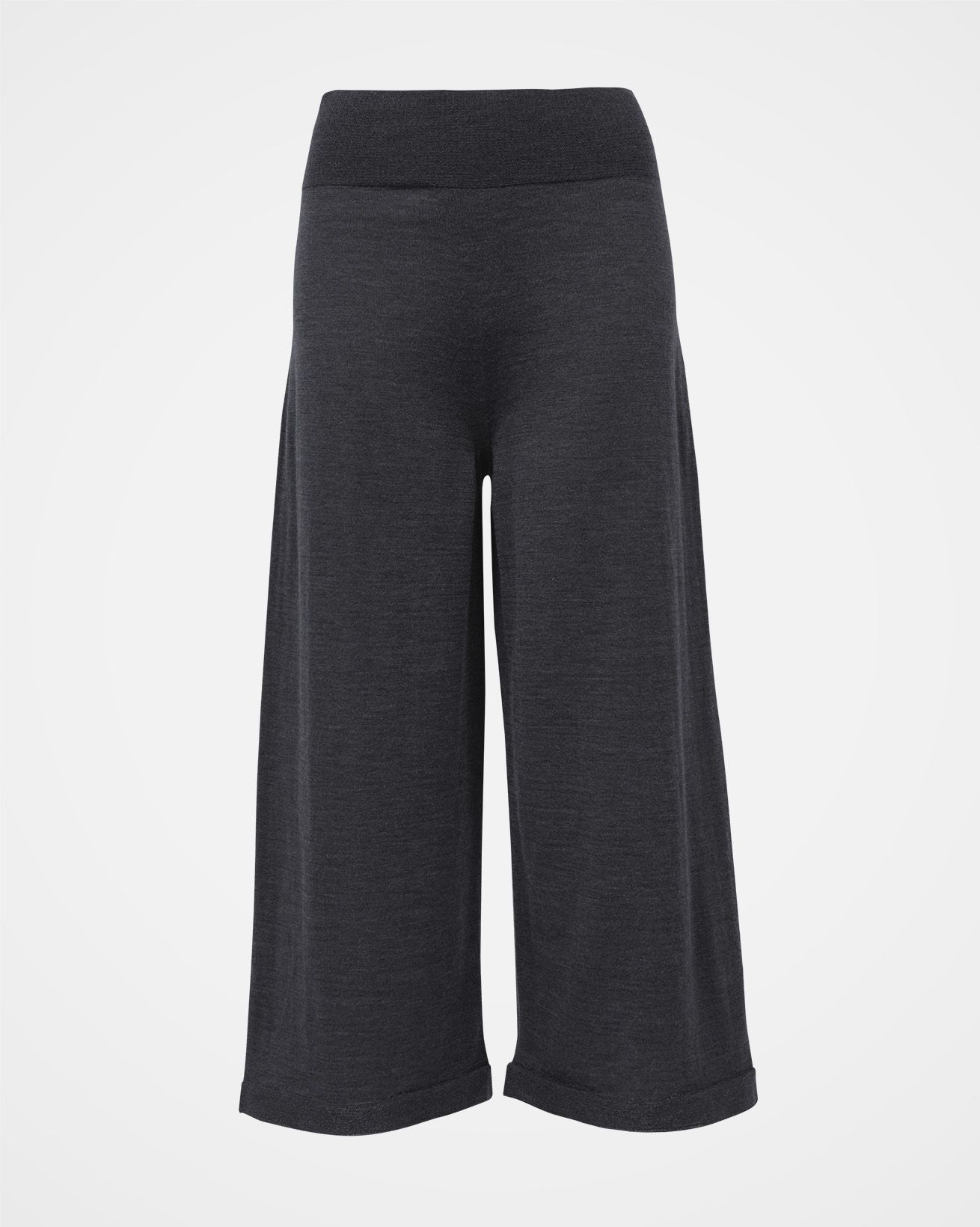 Merino Cropped Lounge Pants / Navy / S