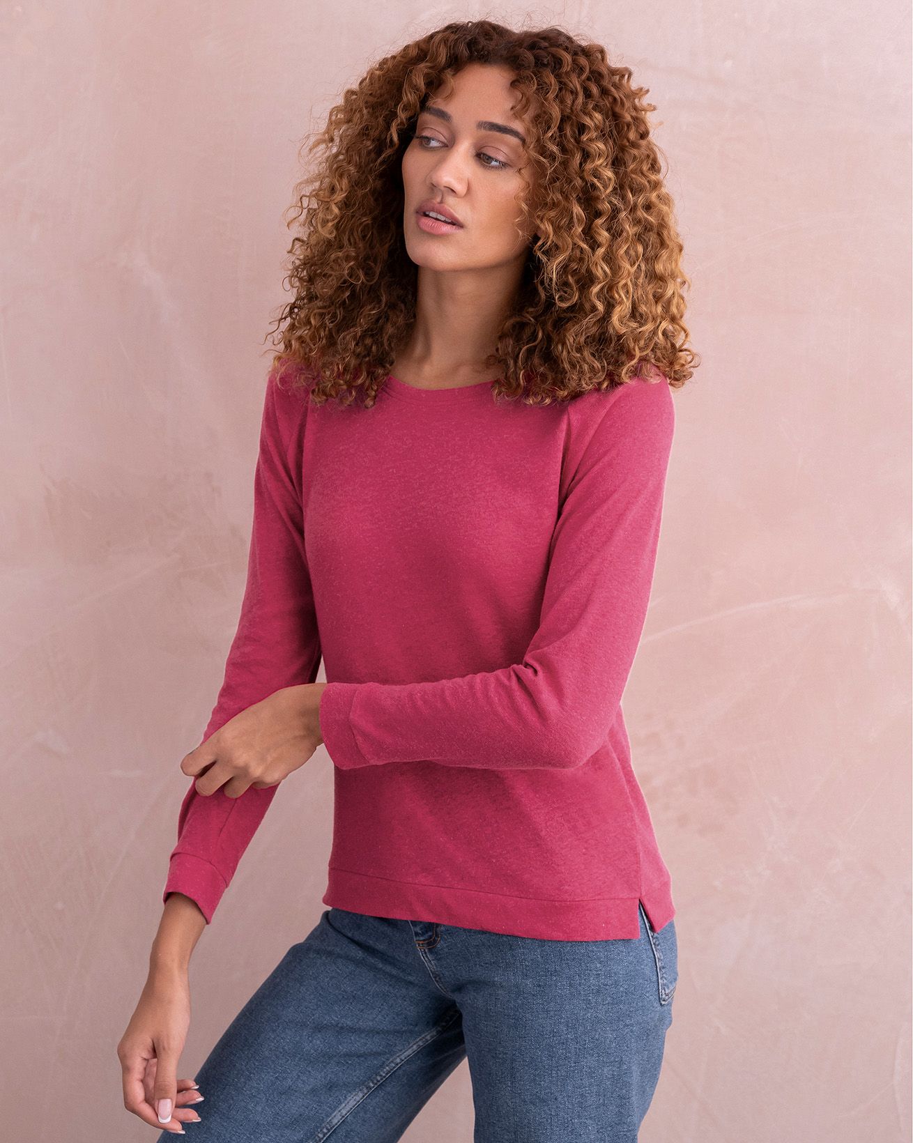 Linen/Organic Cotton Sweatshirt