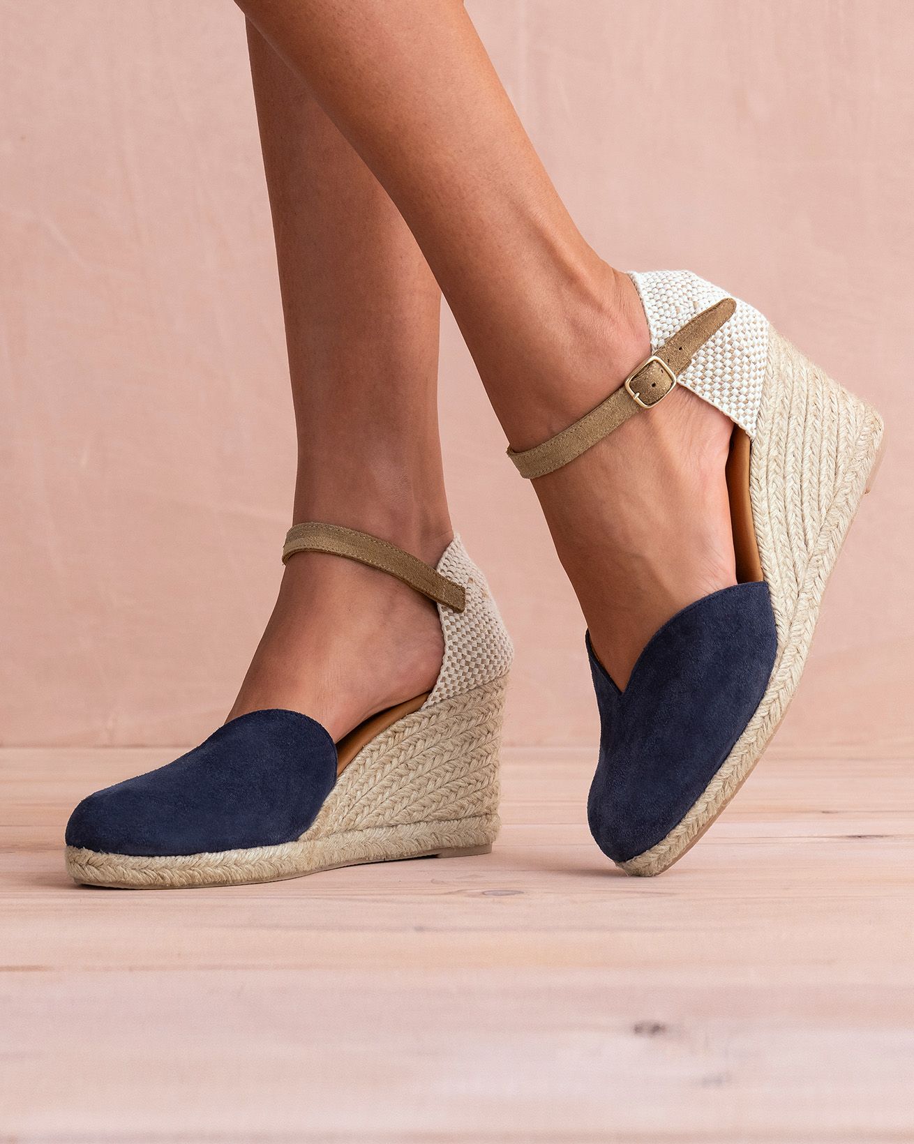 Ankle Strap Wedge Espadrille