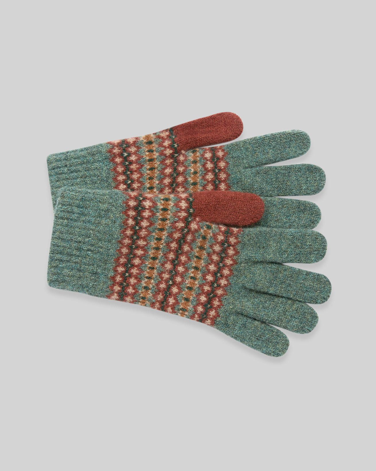 Lambswool Fair Isle Gloves