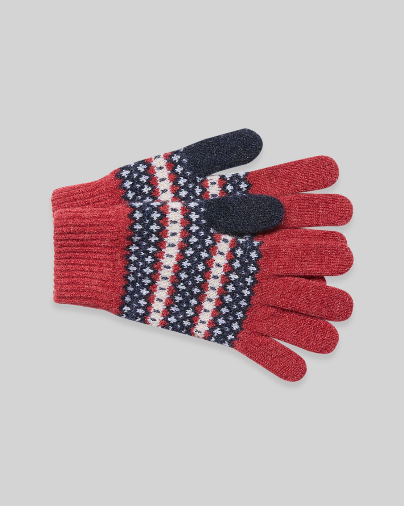 Lambswool Fair Isle Gloves