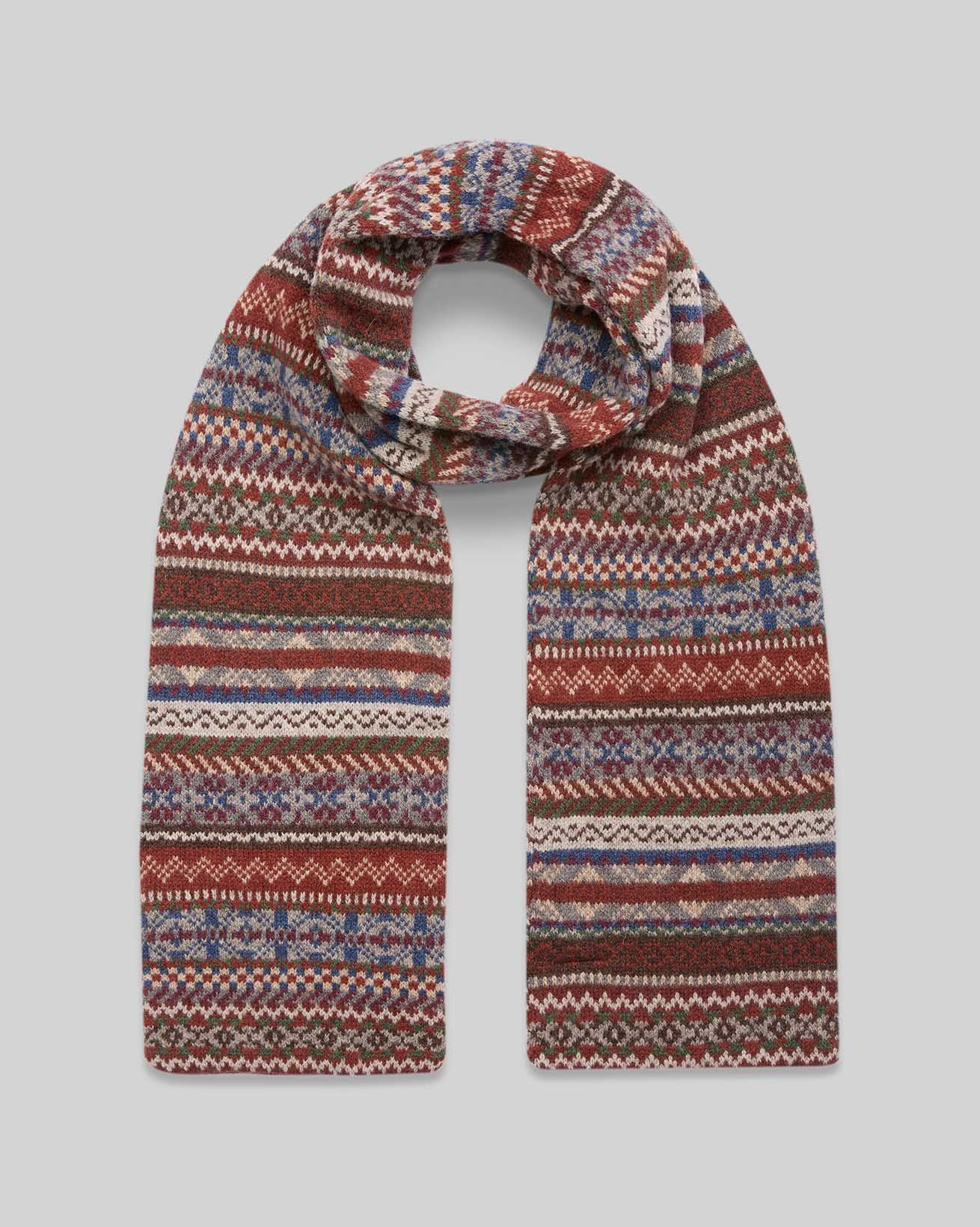 Men's Lambswool Fair Isle Scarf