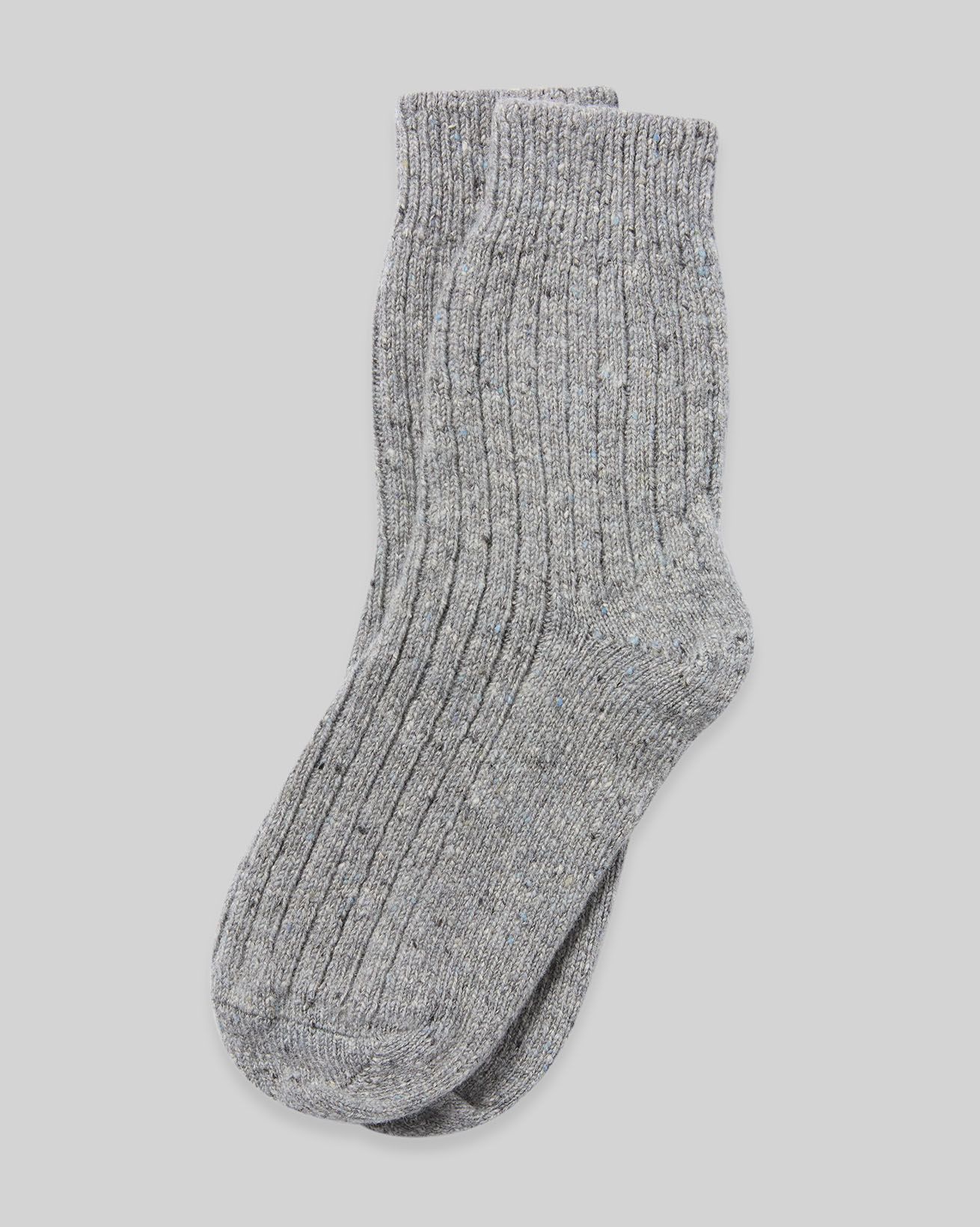 Kurze Damensocken Aus Donegalwolle