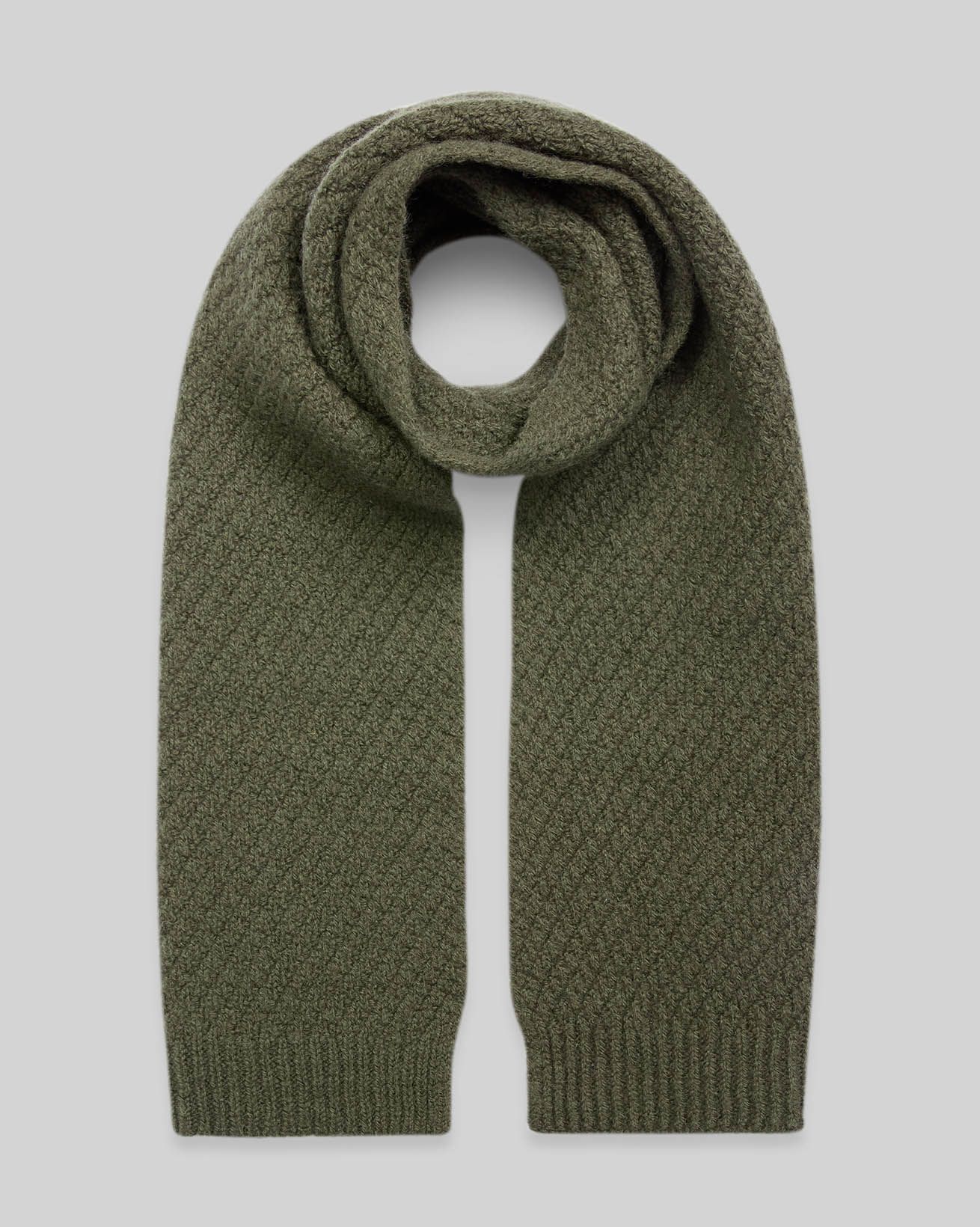 British Gansey Stitch Scarf