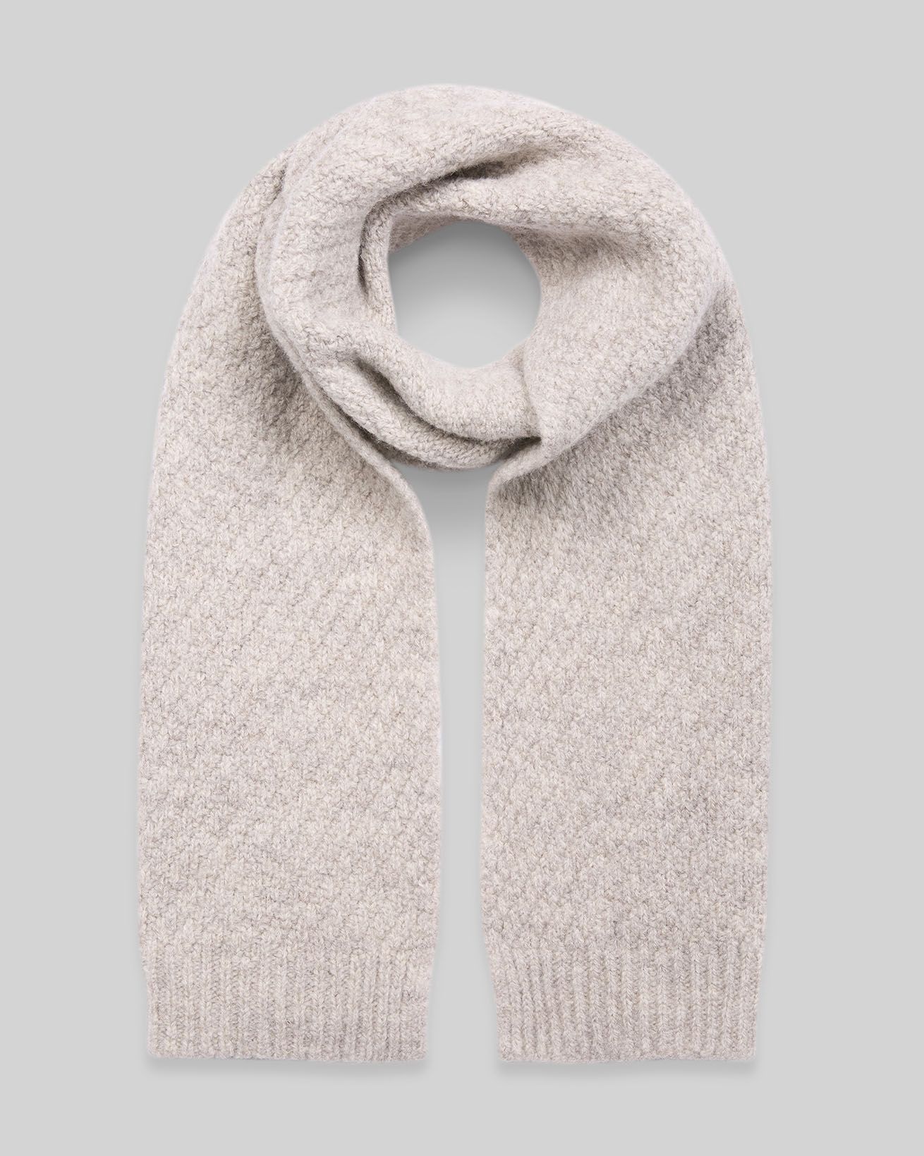 British Gansey Stitch Scarf