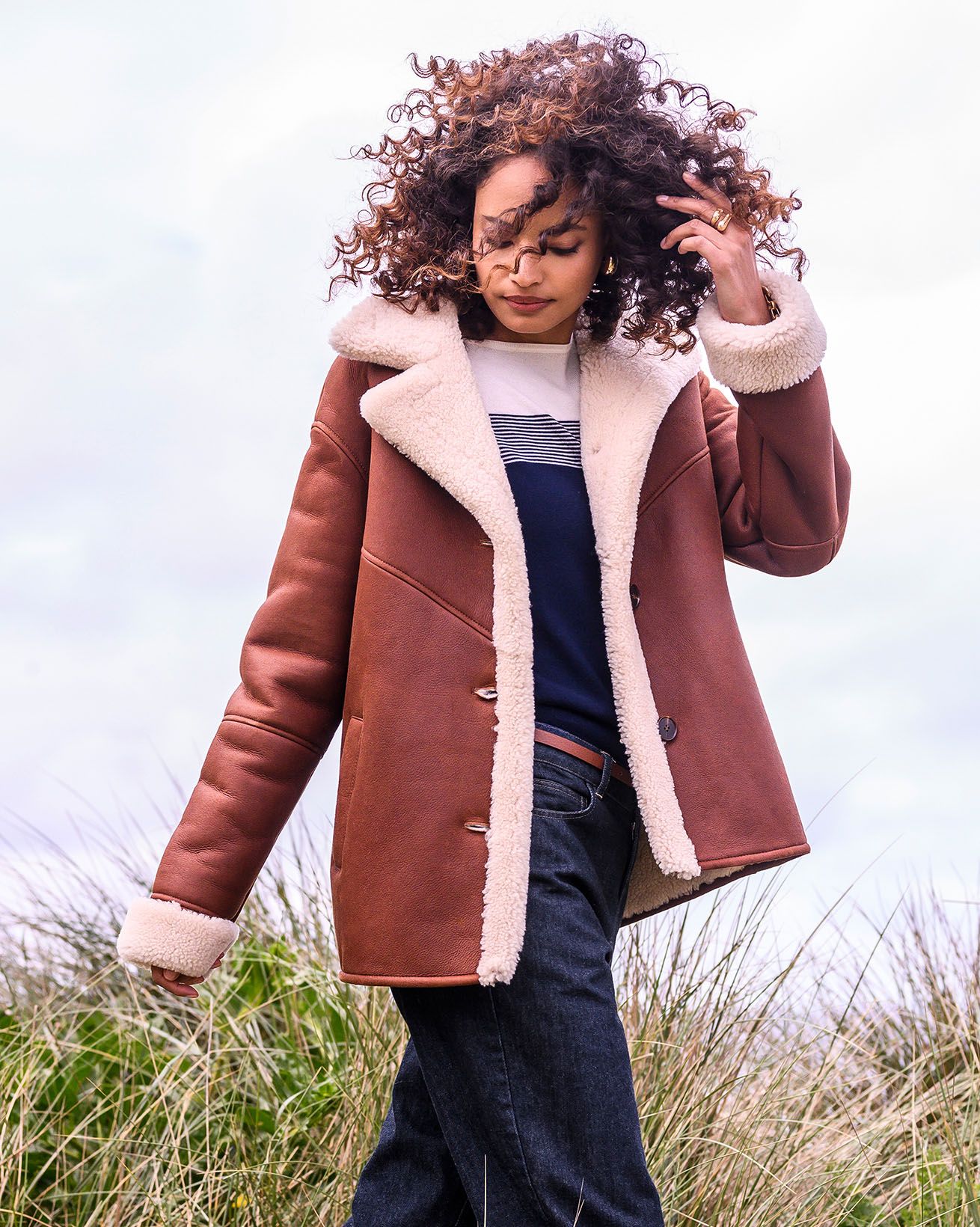 Shearling Western Jacket