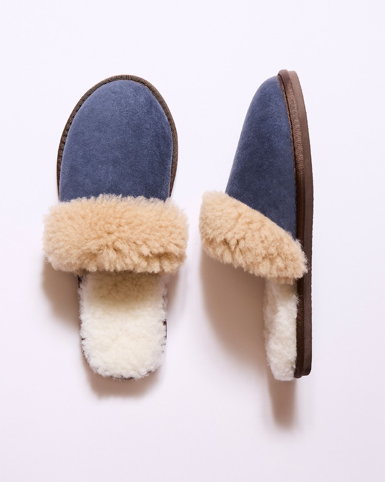 Shearling Turnback Mules