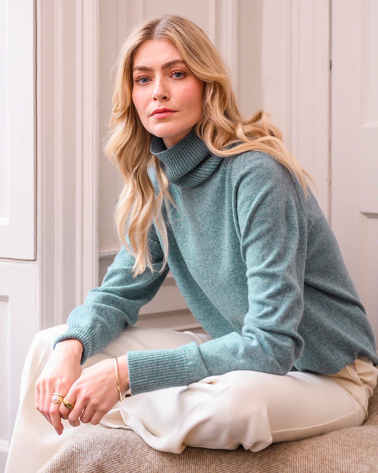 Supersoft Slouch Roll Neck Jumper