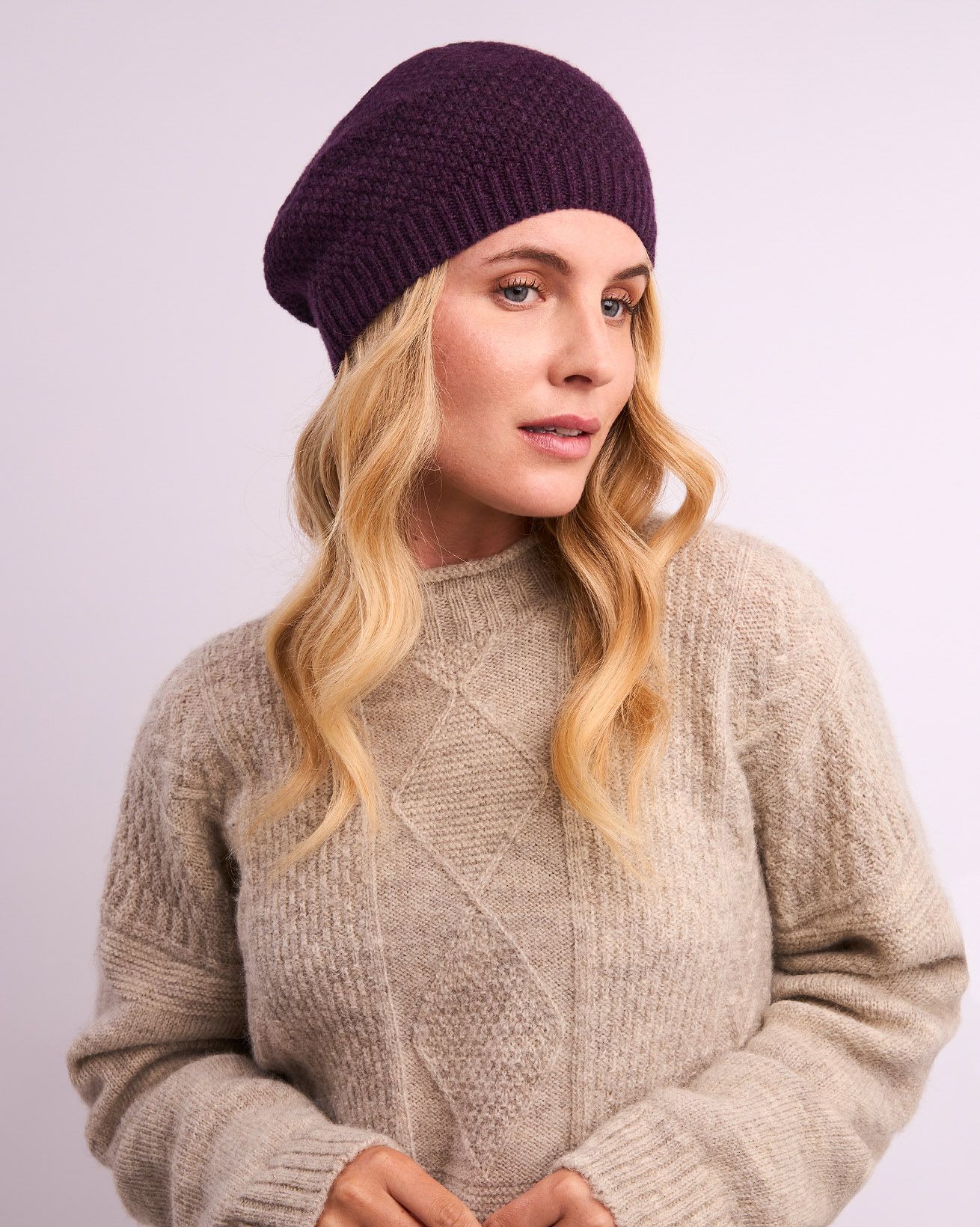 Moss Stitch Hat