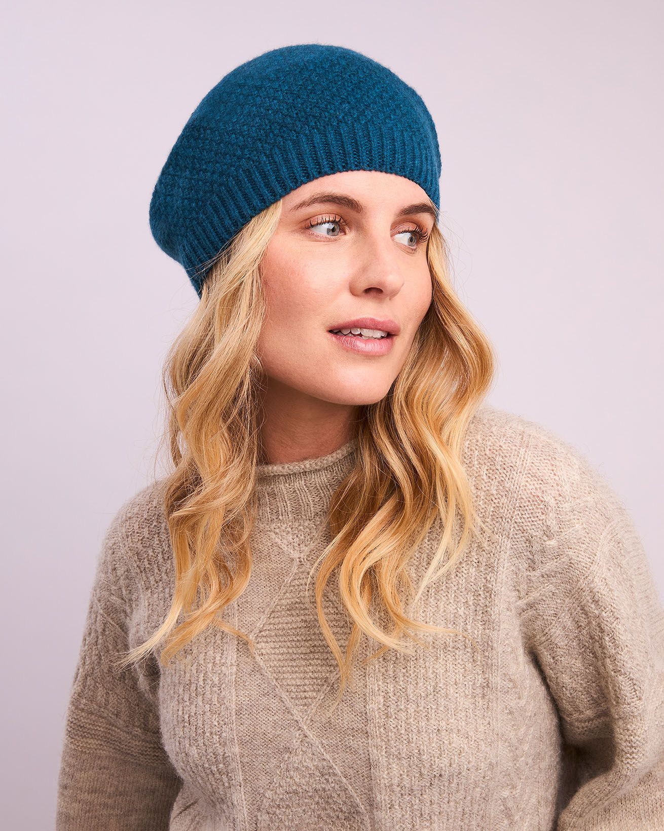 Moss Stitch Hat