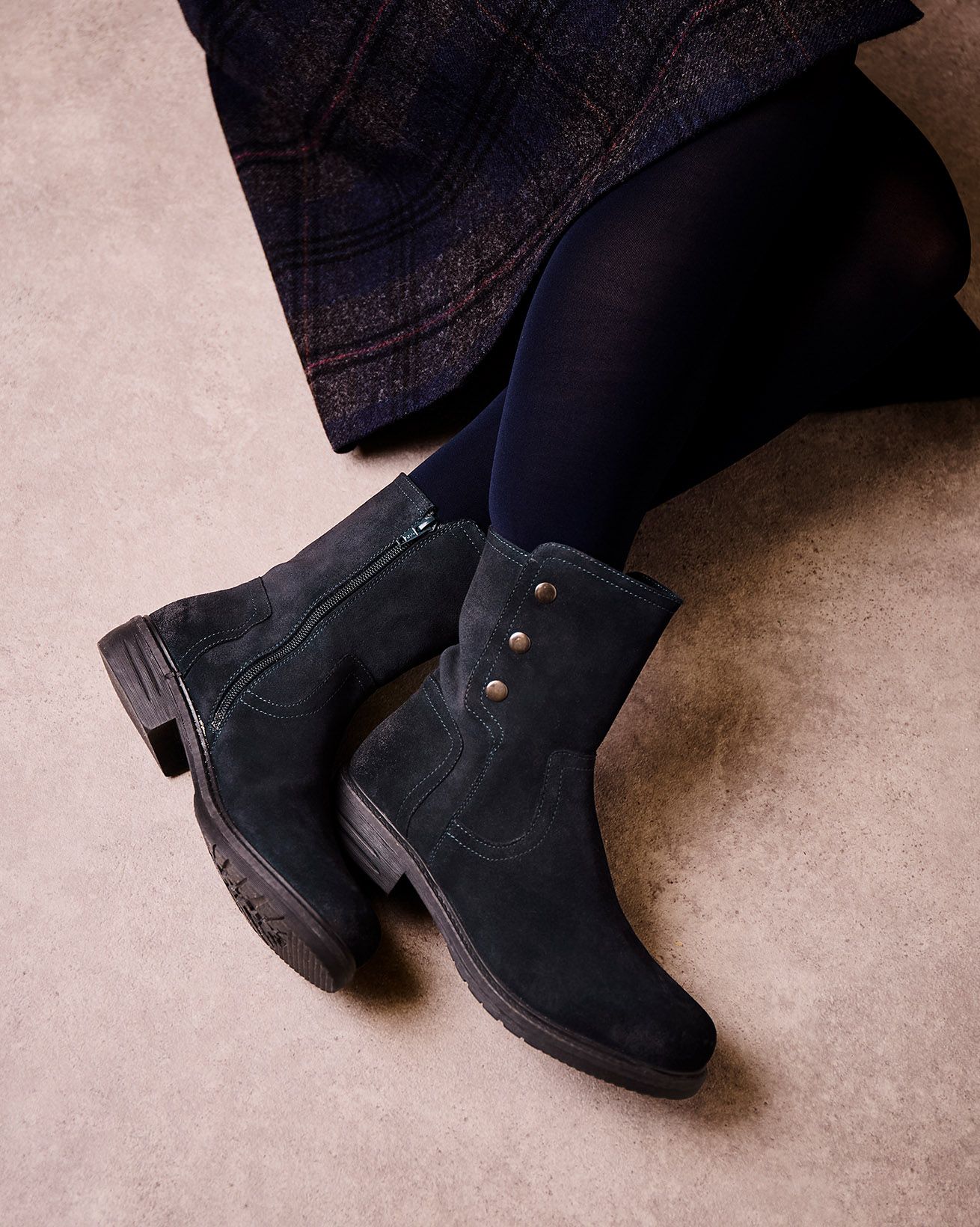 Essential Popper Ankle Boots