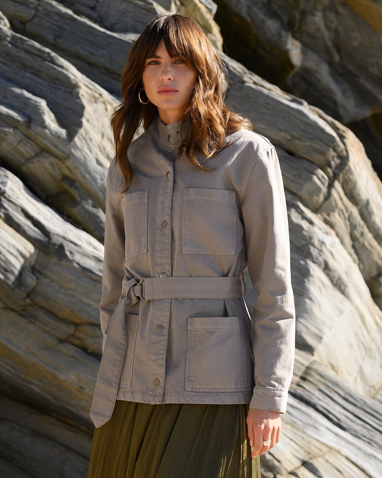 Canvas-Safari-Jacke