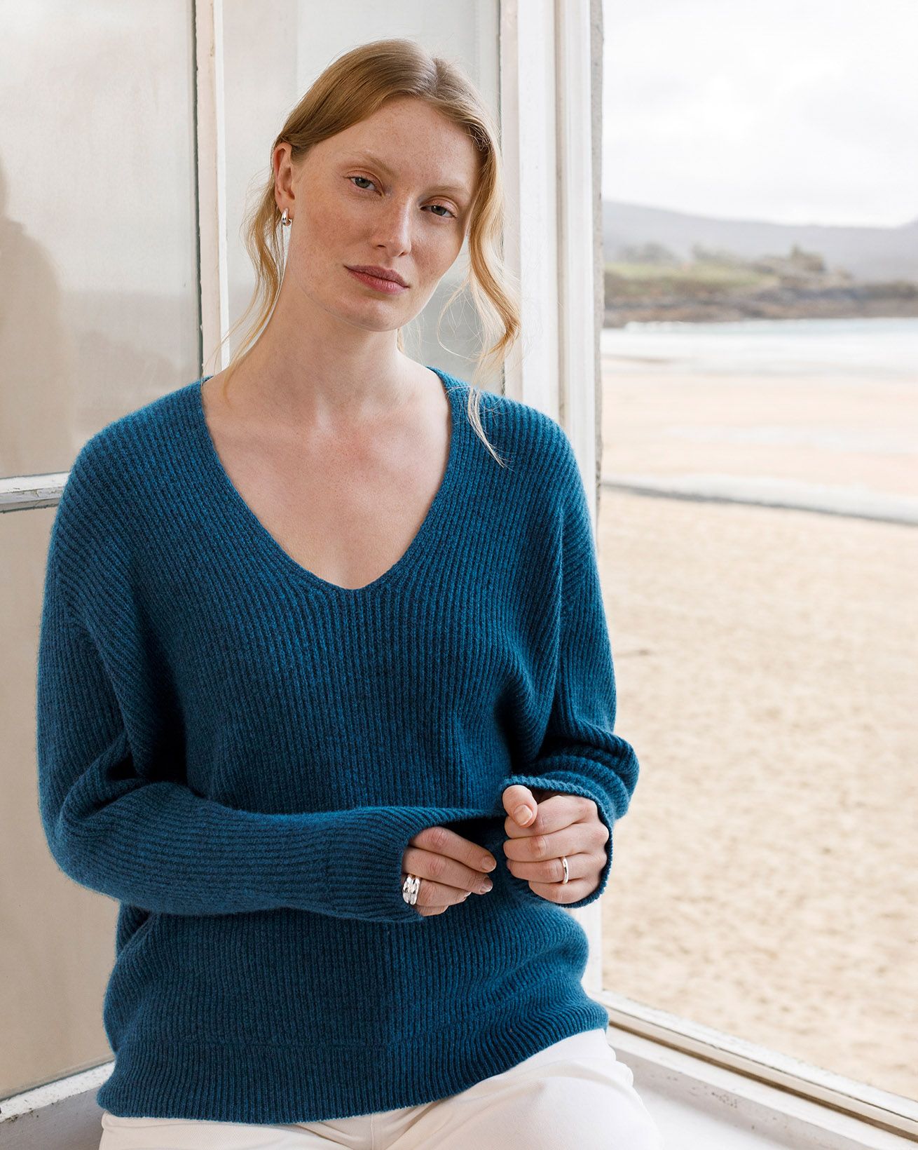 Cocoon V Neck Sweater