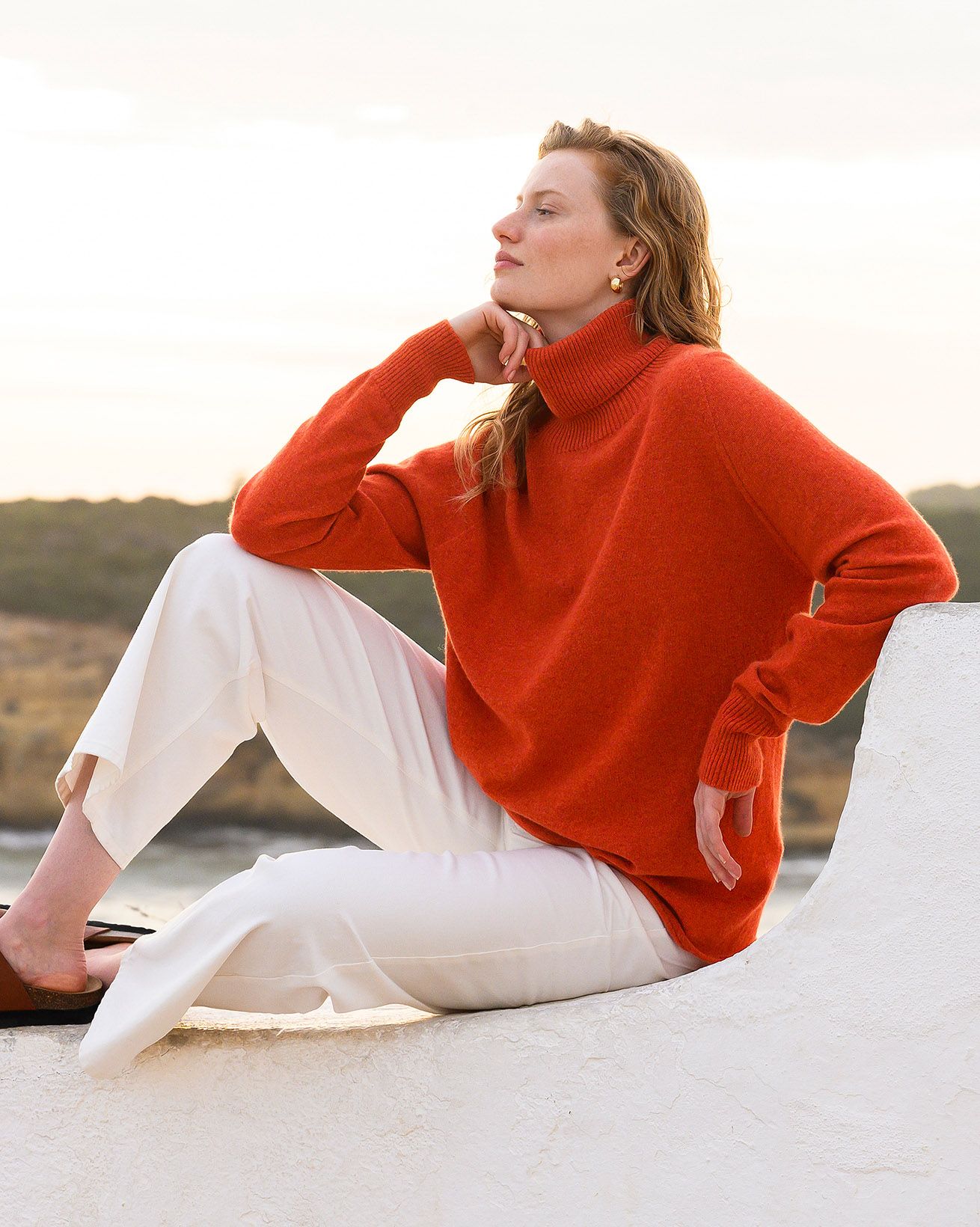 Supersoft Slouch Roll Neck Jumper
