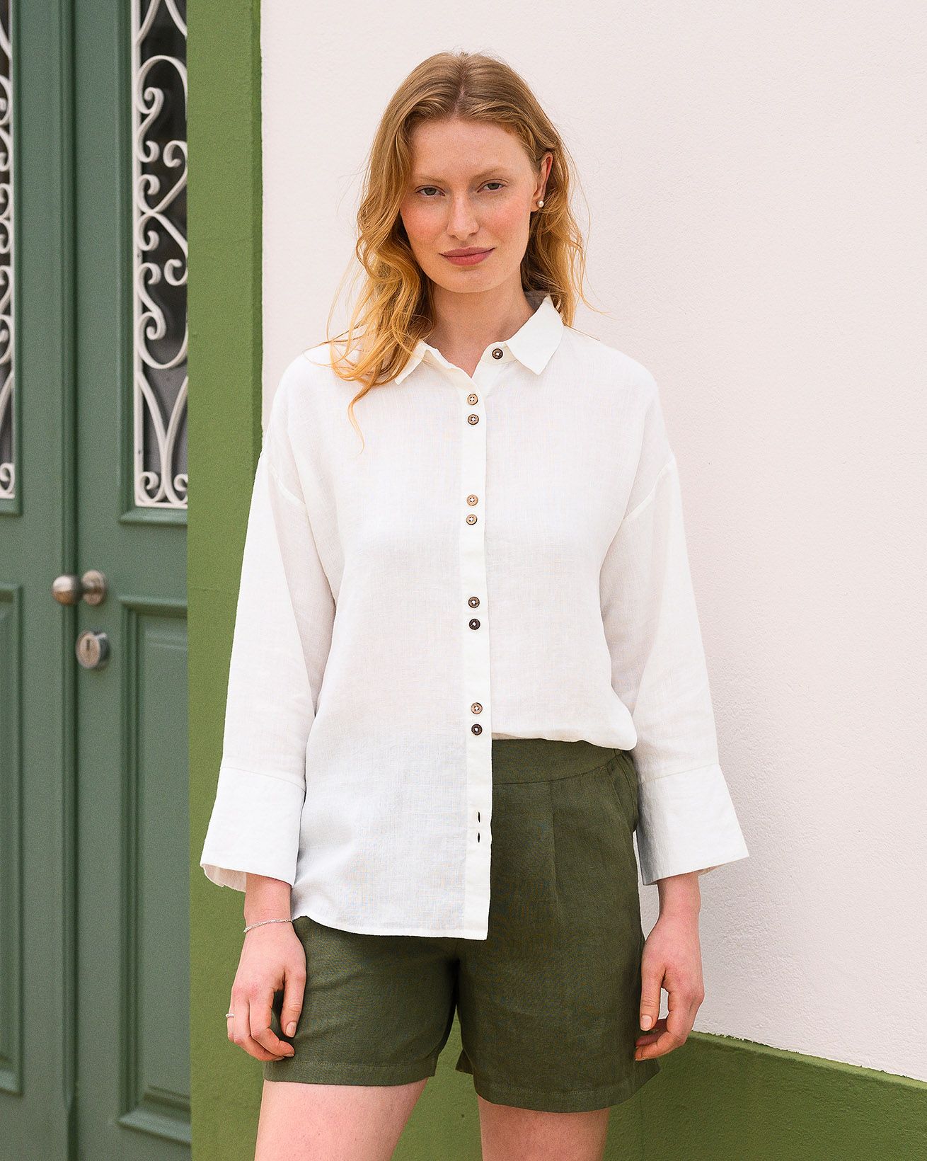 Double Button Detail Shirt