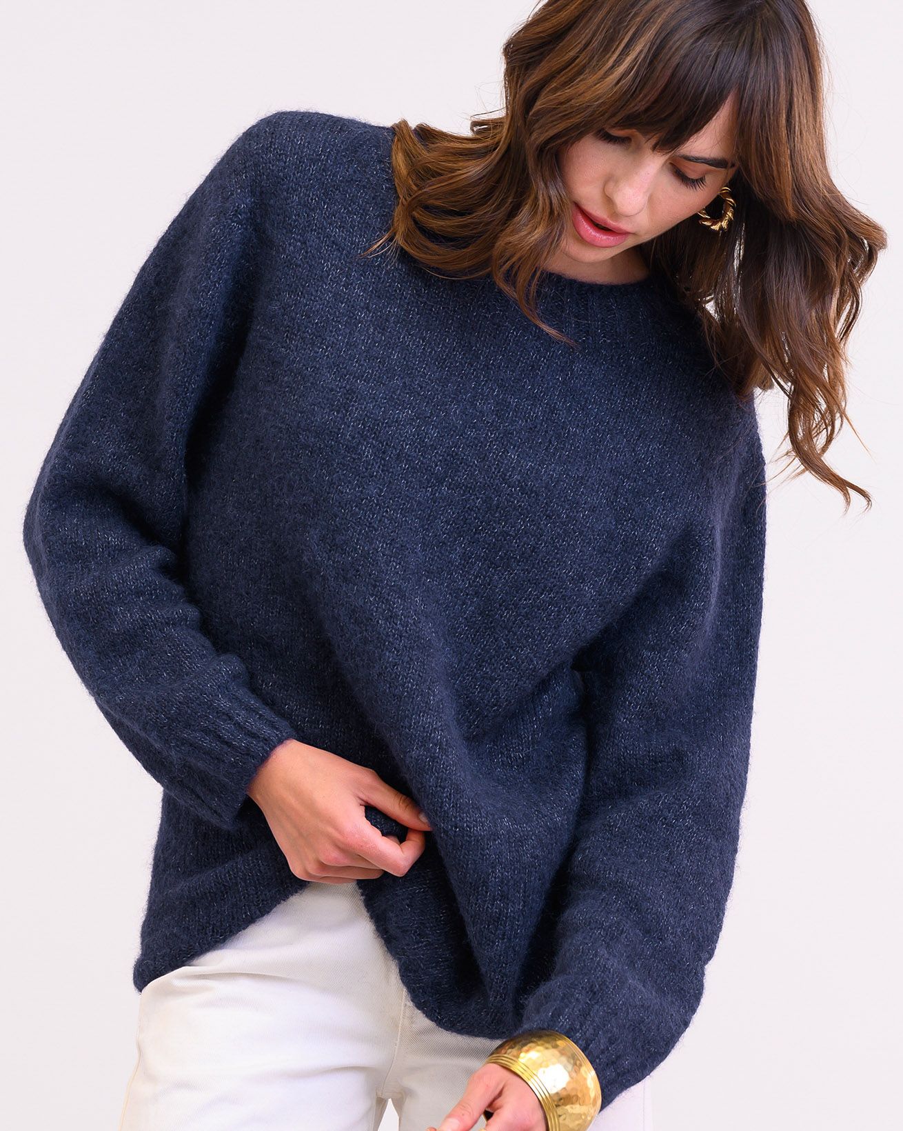 Alpaca Blend Slouch Jumper