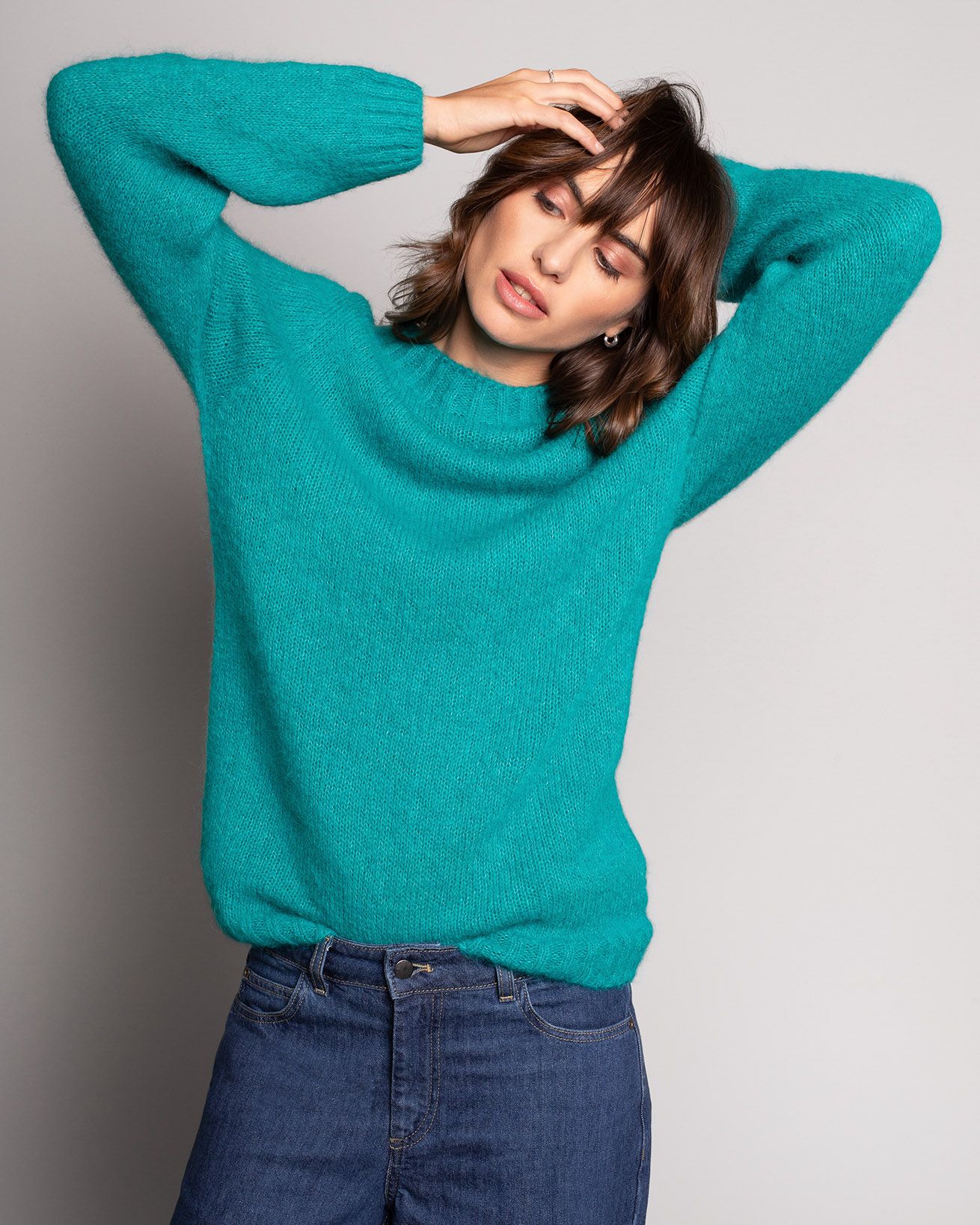 Alpaca Blend Slouch Jumper