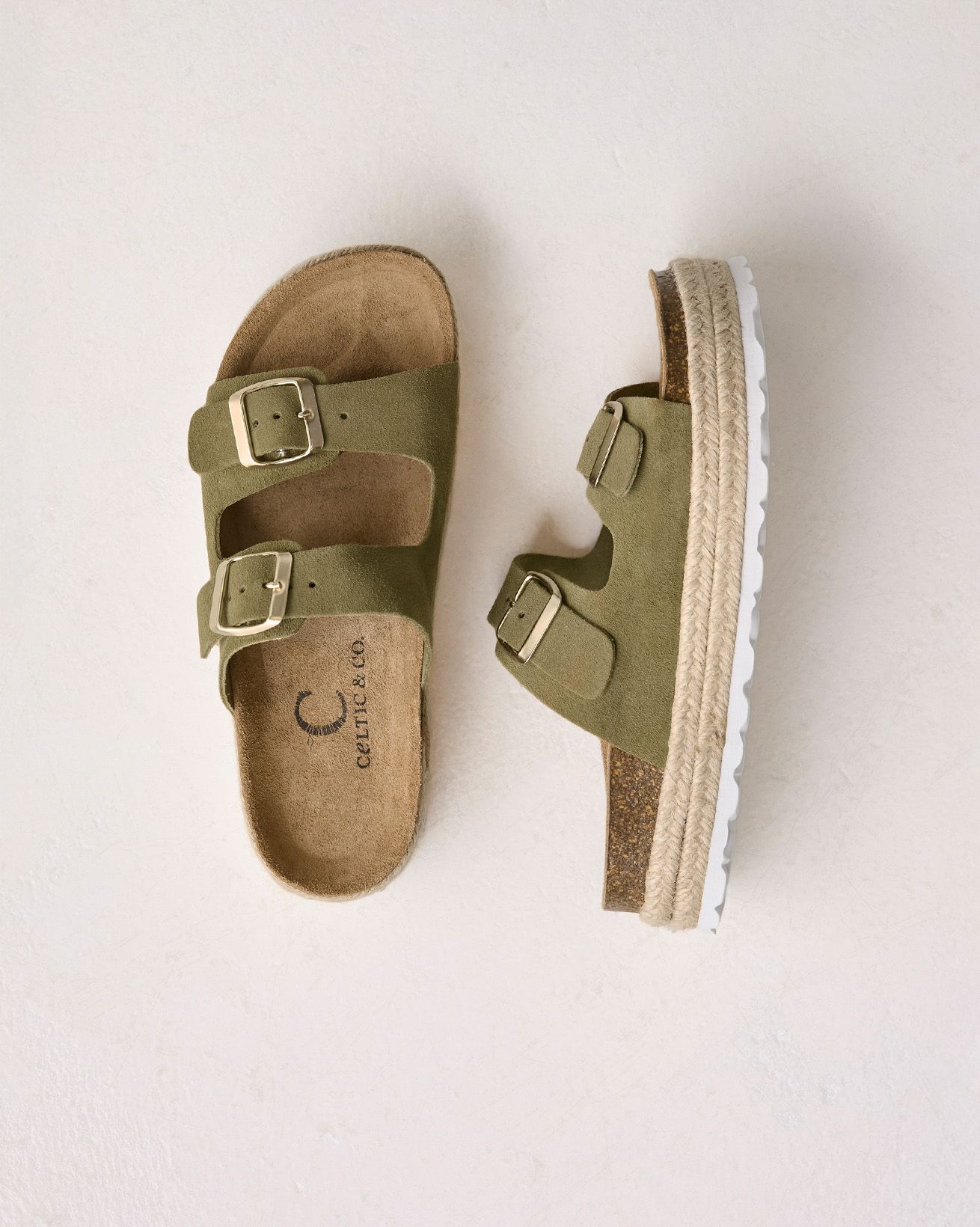 Double Buckle Sandals