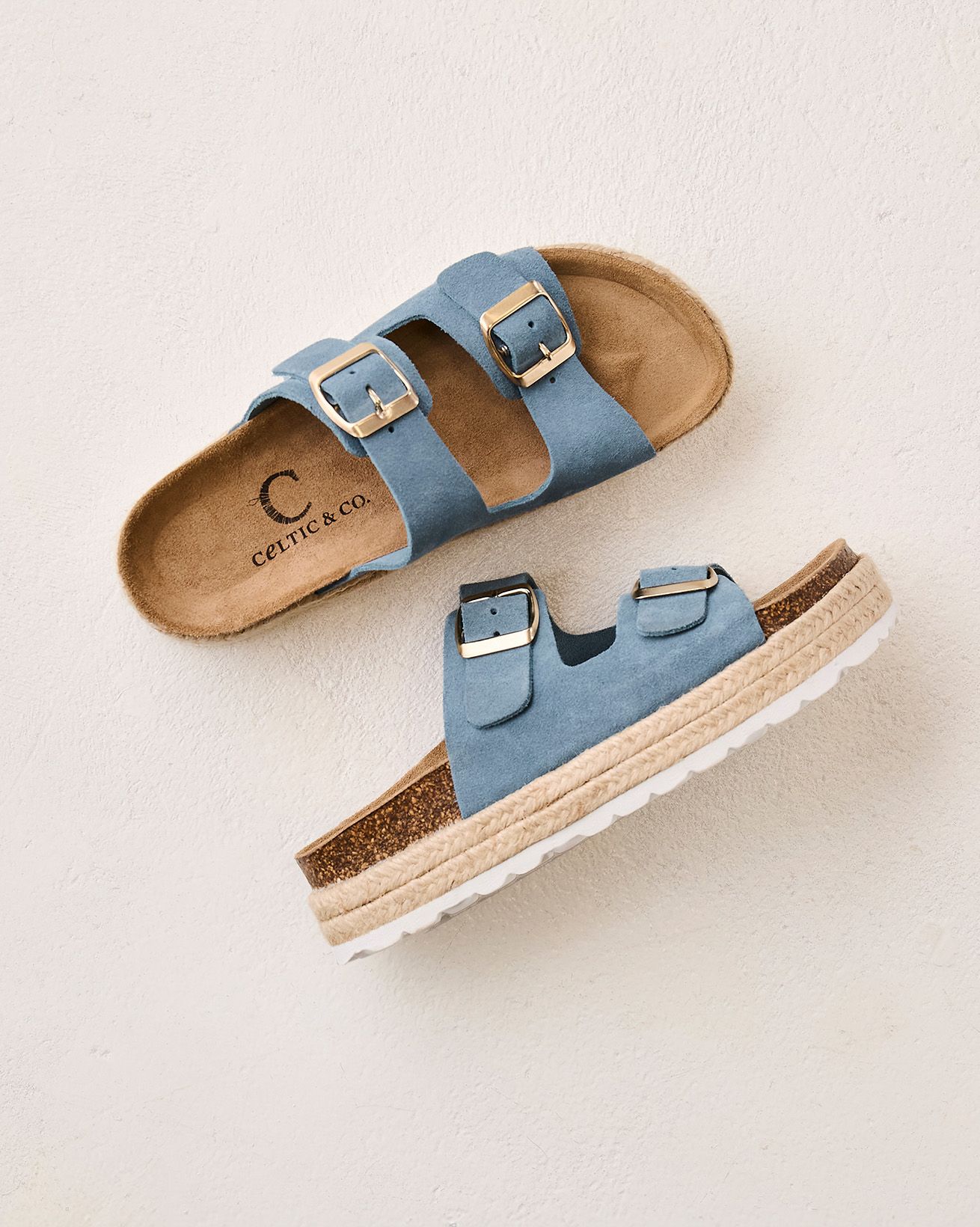 Double Buckle Sandals