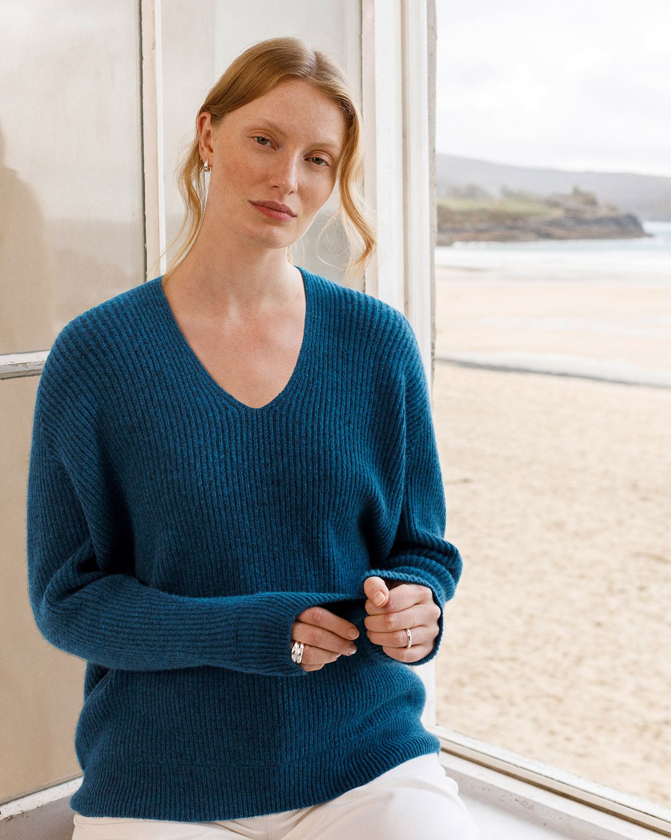 Cocoon V Neck Jumper