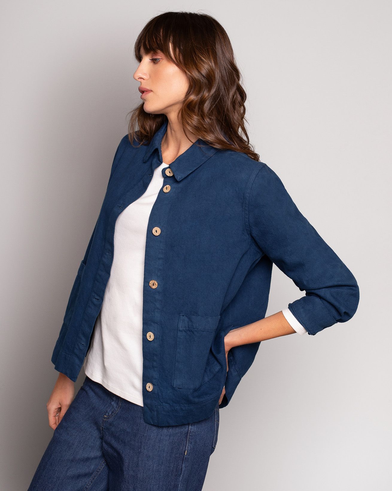 Twill Pleat Back Jacket