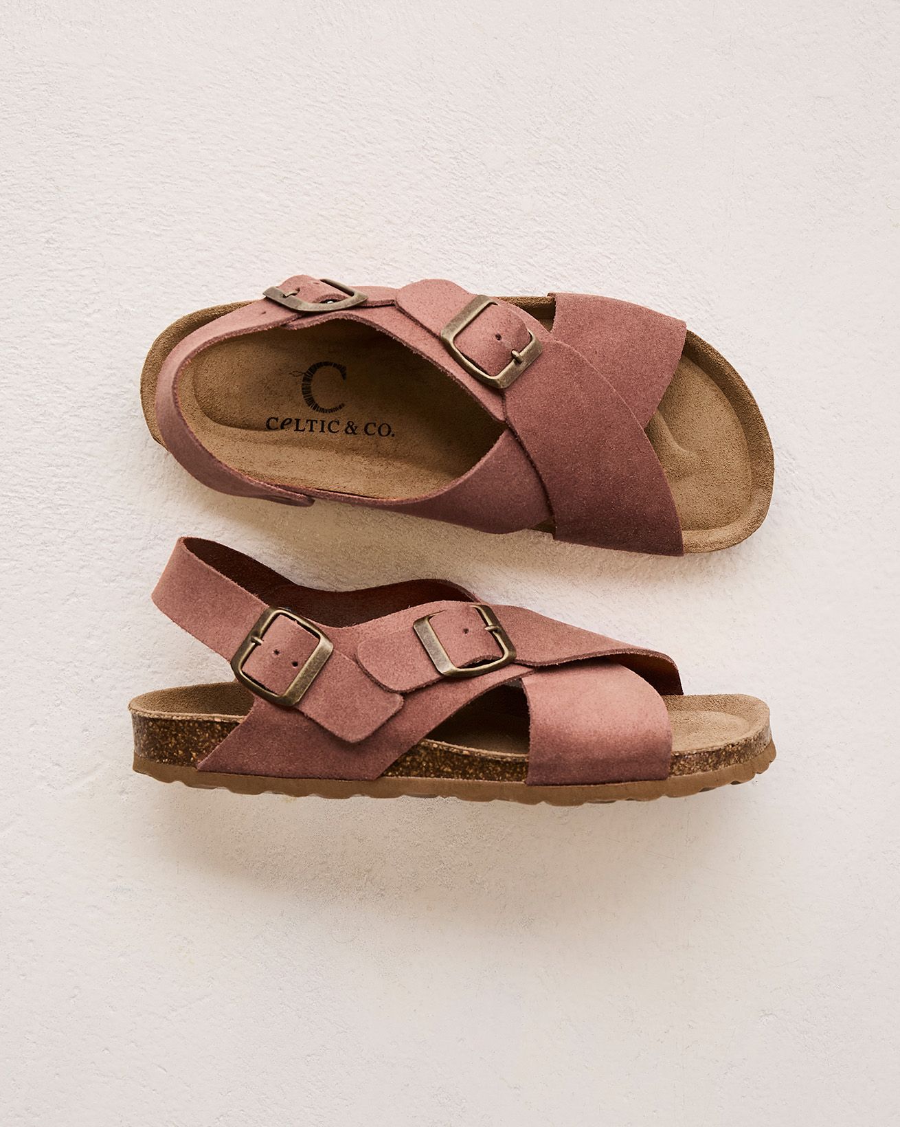 Crossover Buckle Sandals